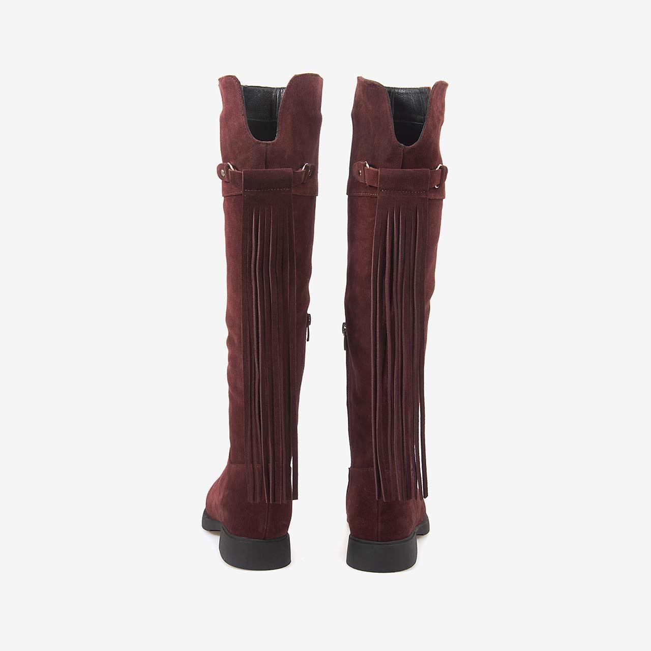 Günlük ÇizmeRougeRouge Kadın  Süet Çizme 722