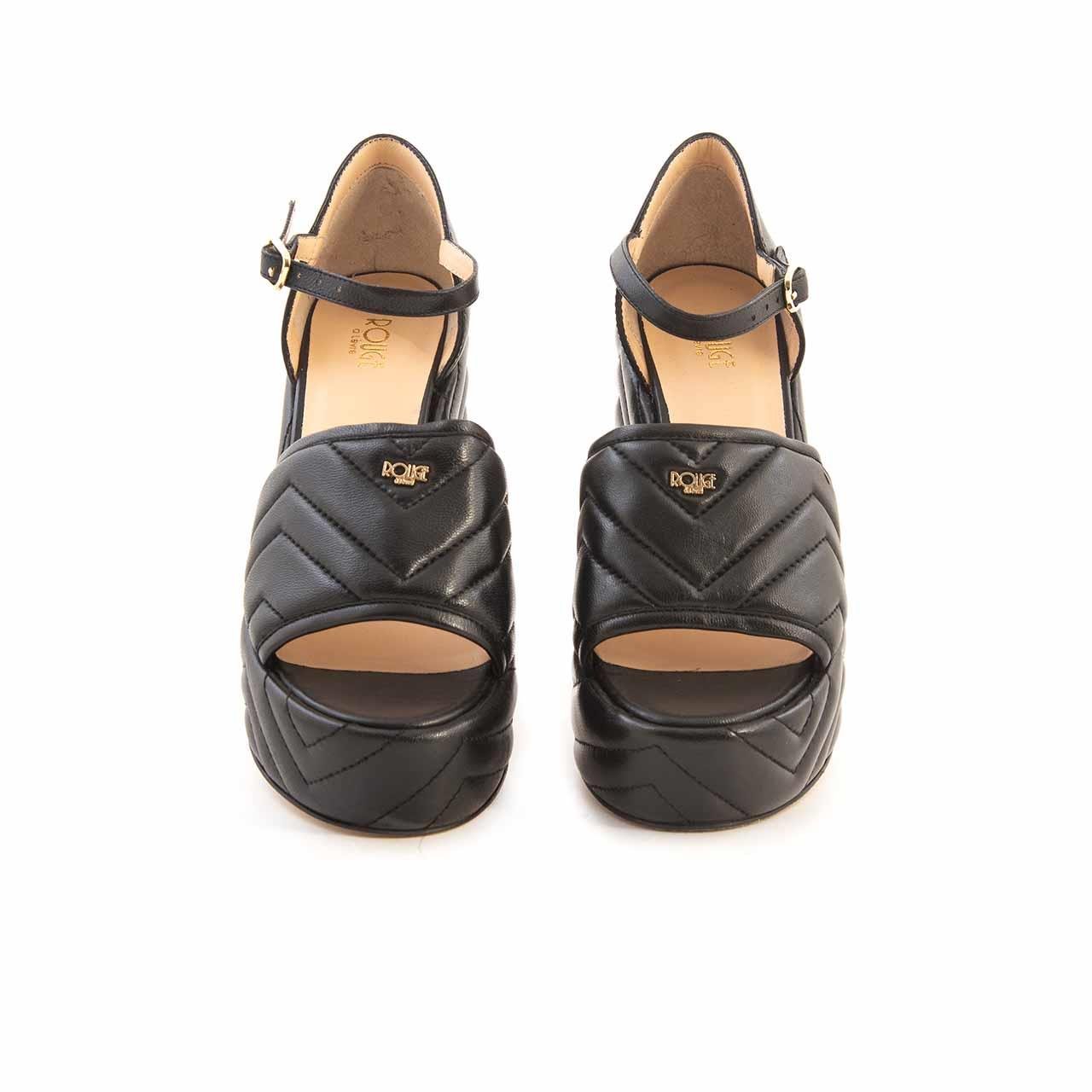 SandaletRougeRouge  Uzun Topuklu Kadın Sandalet 9691-01