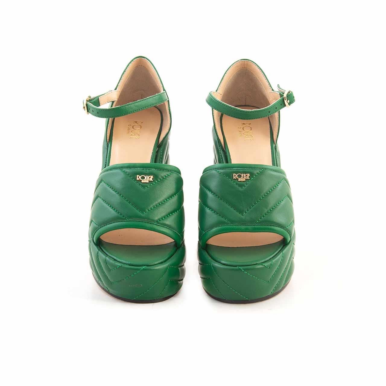 SandaletRougeRouge  Uzun Topuklu Kadın Sandalet 9691-01