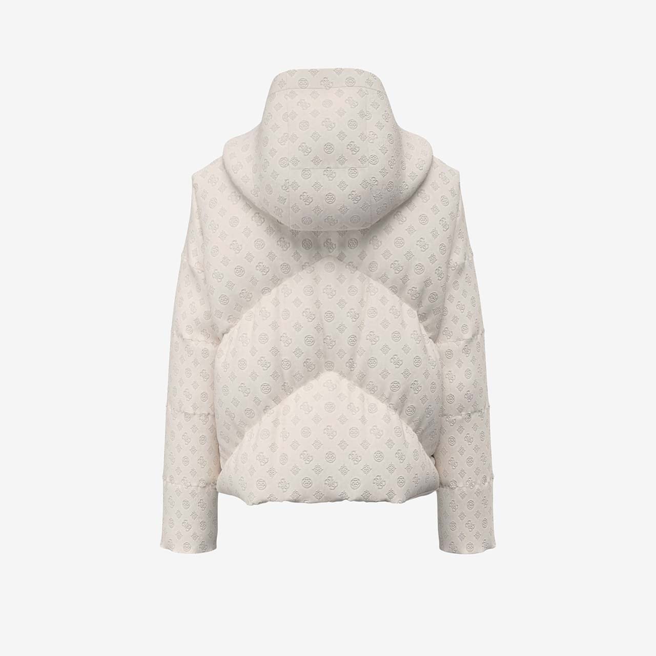 Guess 4G Logolu Fermuarlı Kapüşonlu Kadın Mont W6BL56W4195