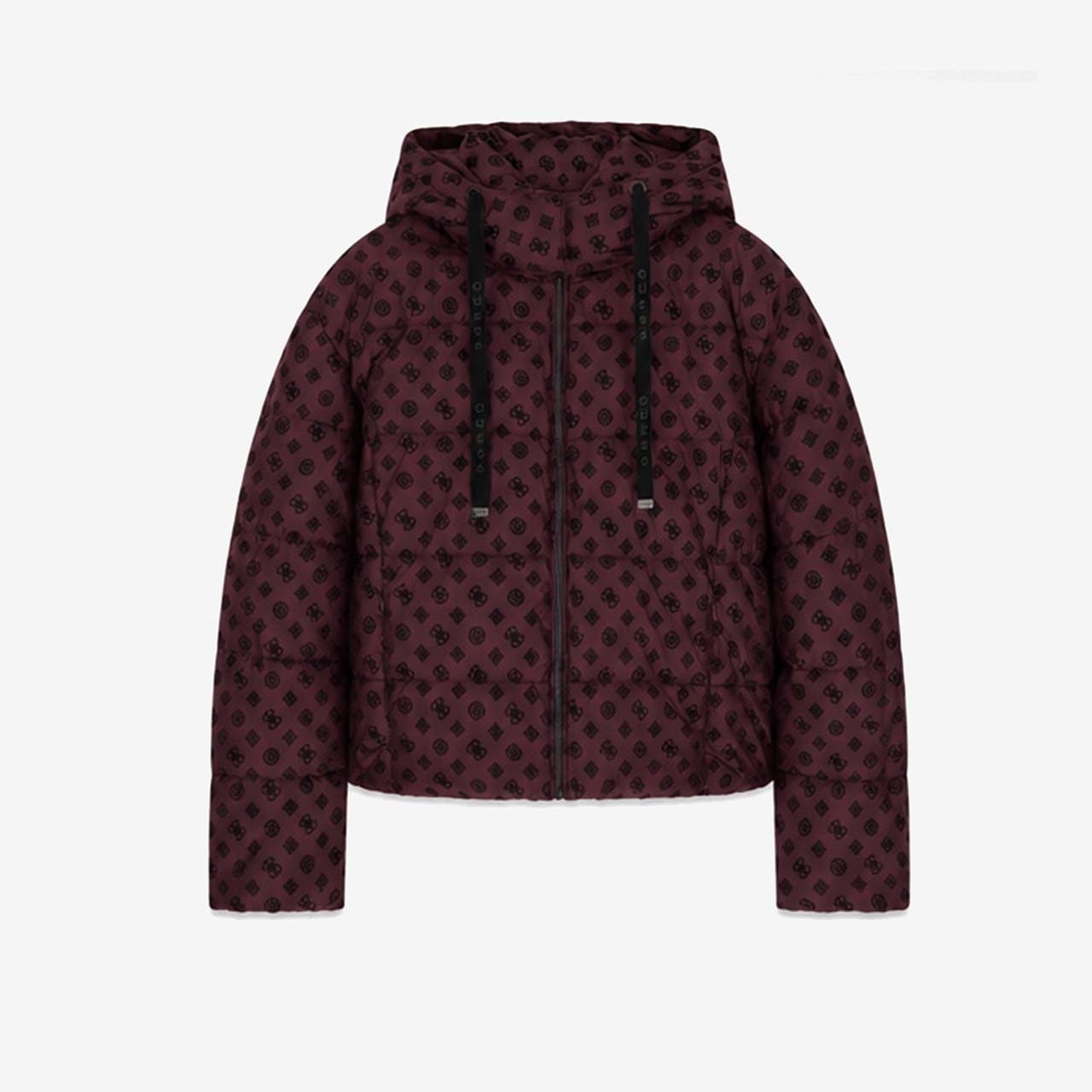 Guess 4G Logolu Fermuarlı Kapüşonlu Kadın Mont W6BL56W4195