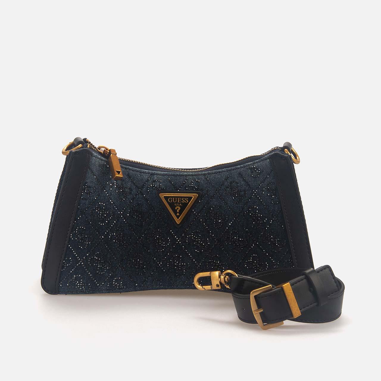 Guess Kadın Dili Taşlı Logolu Omuz Çantası HWDD9330180