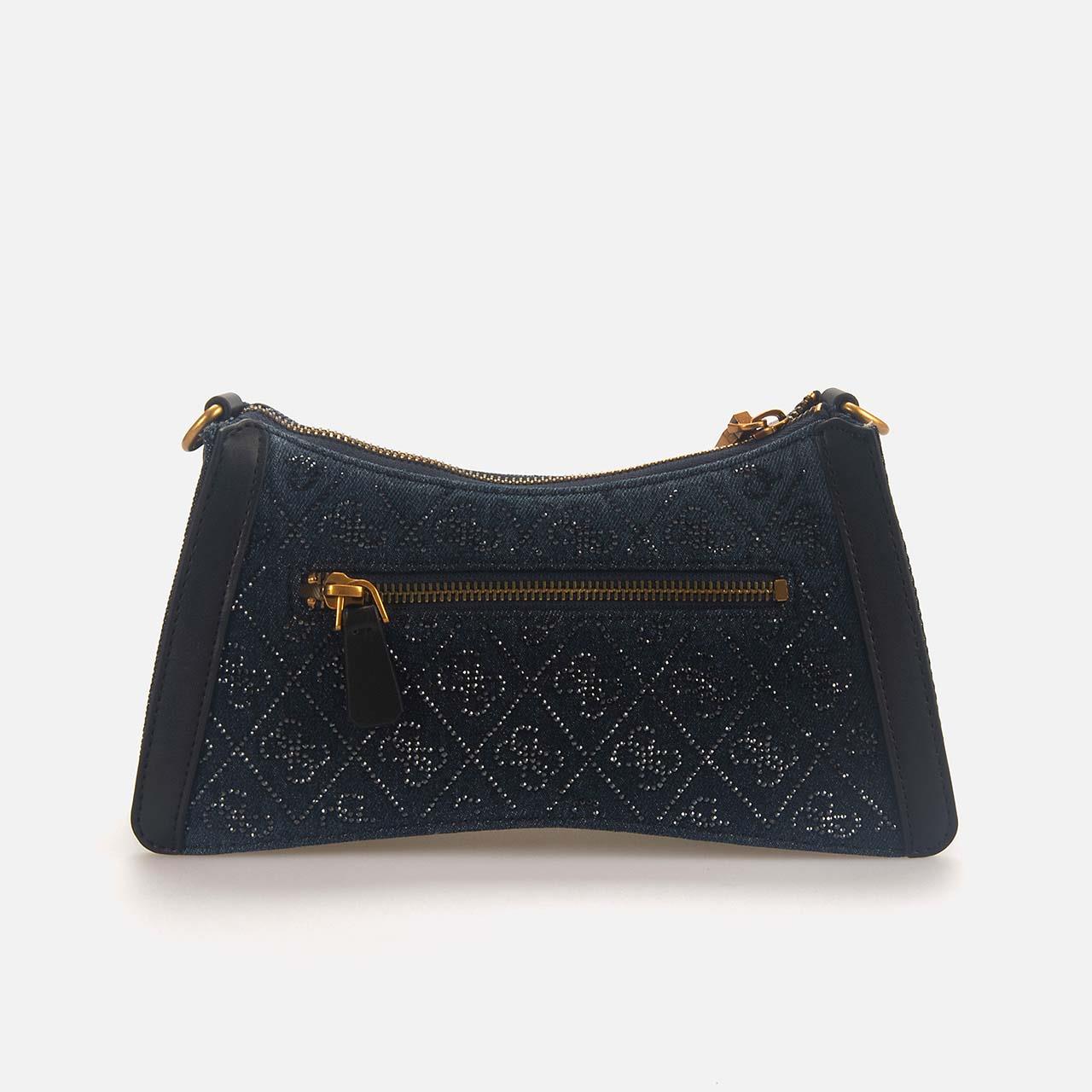 Guess Kadın Dili Taşlı Logolu Omuz Çantası HWDD9330180
