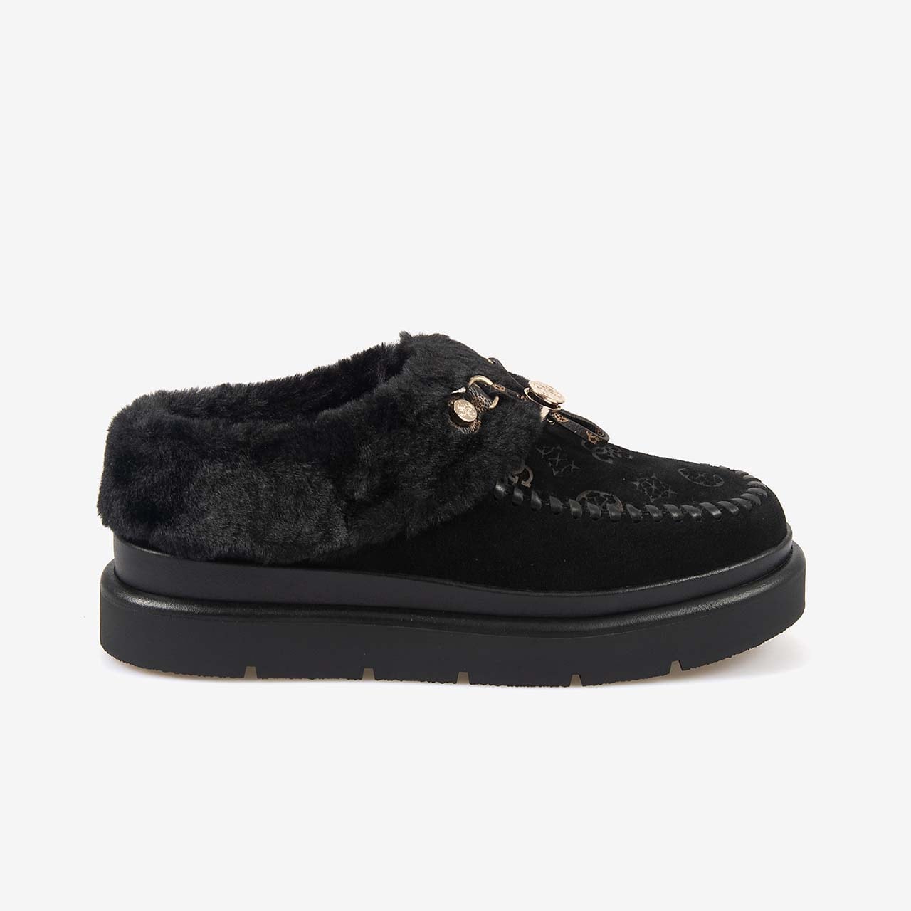 Guess Kadın Vegan Süet Sabo Terlik FLFKEYLEA19