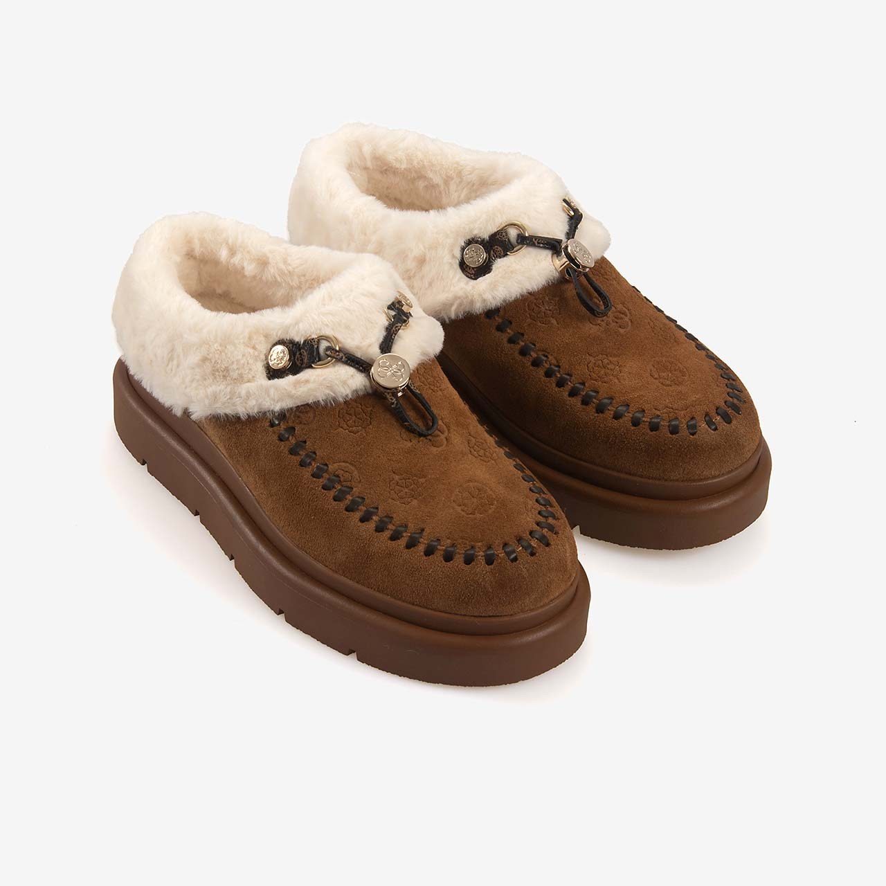 Guess Kadın Vegan Süet Sabo Terlik FLFKEYLEA19