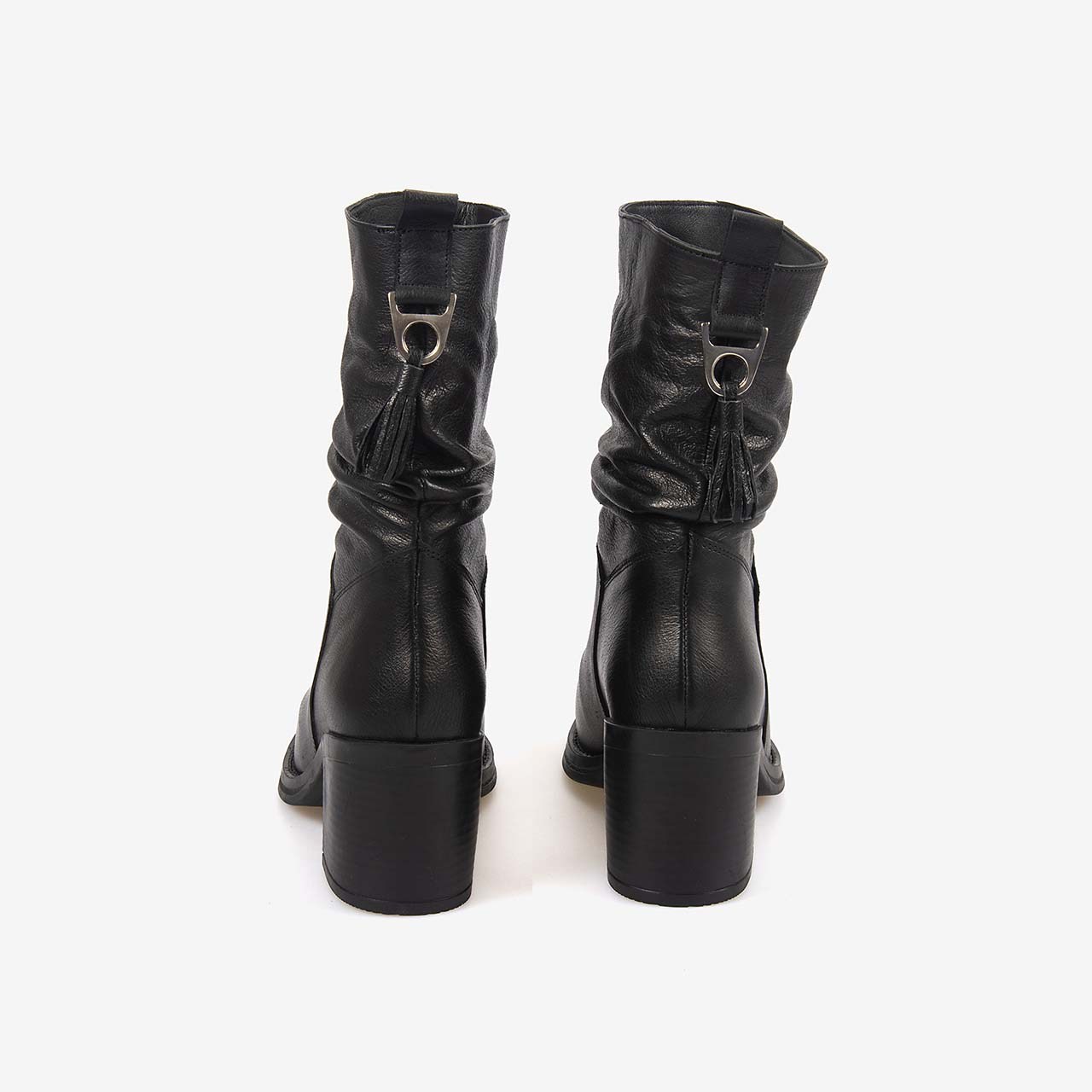 Hawen Angels Kadın 7cm Kauçuk Taban Hakiki Deri Bot 71455