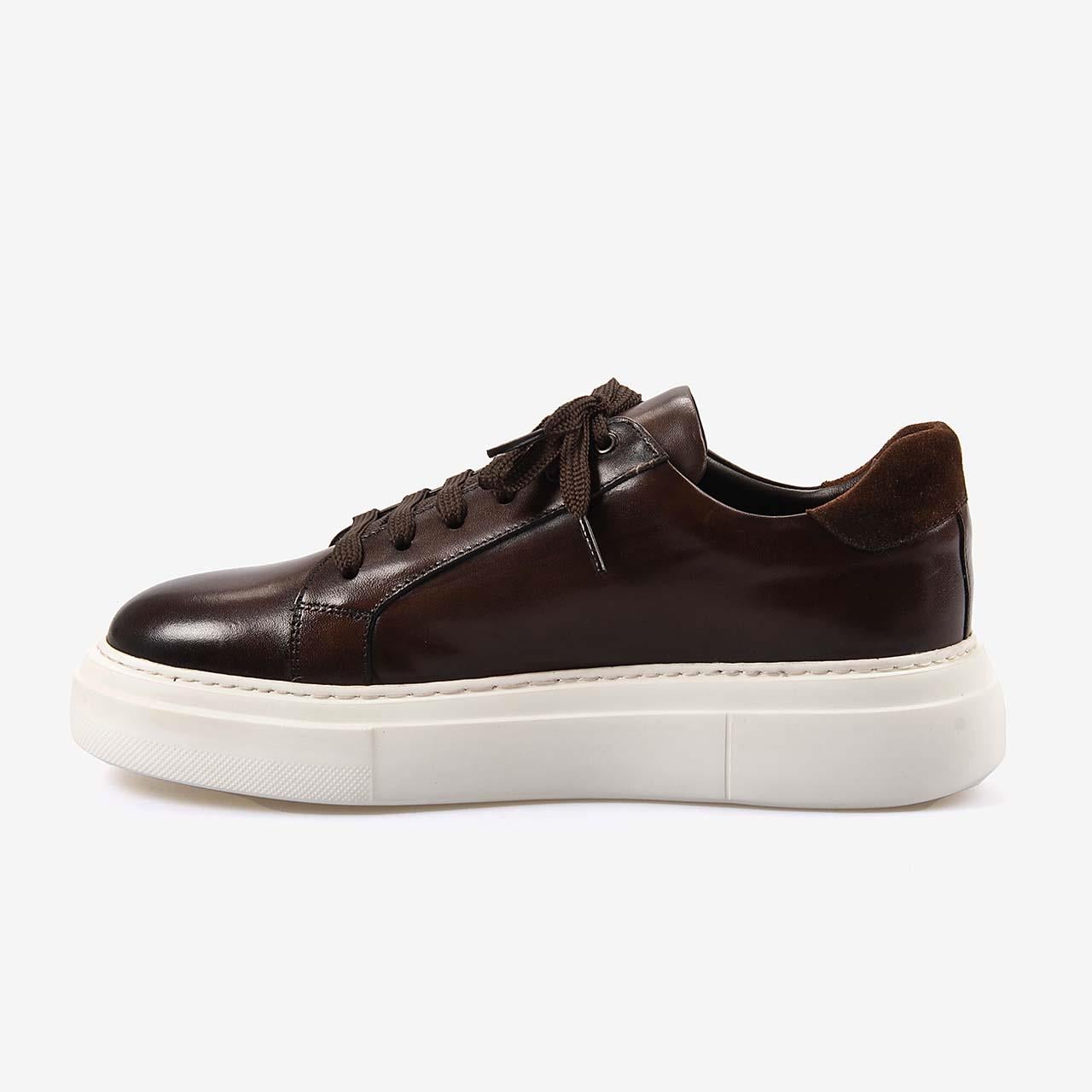 Mocassini Hakiki Deri Erkek Bağcıklı Kalın Taban Spor & Sneaker 35110