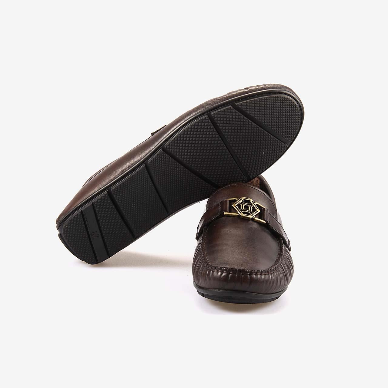 Mocassini Hakiki Deri Tokalı Erkek Loafer M584