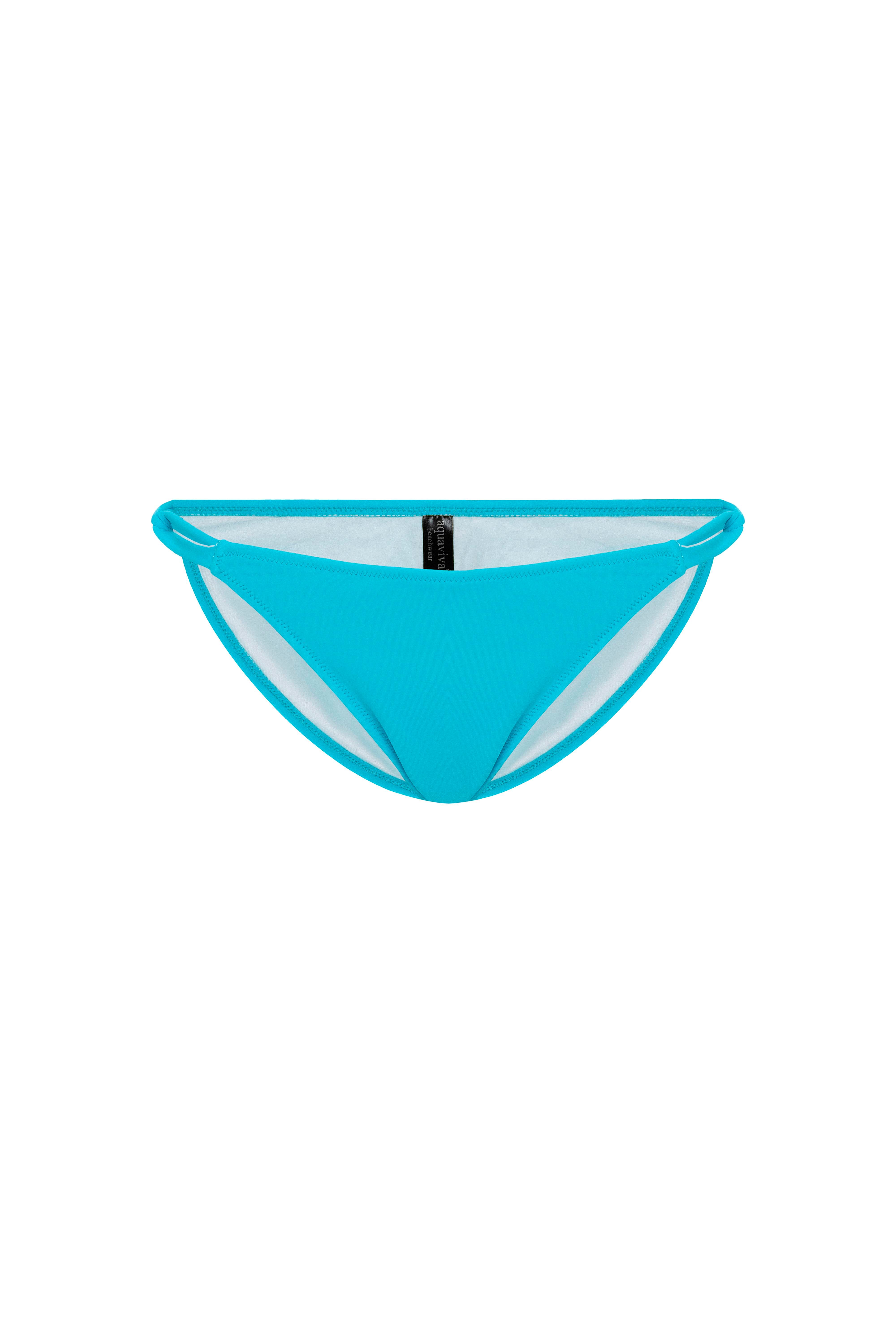 AQUAVİVA Kadın  Mavi İzabella Gold Aksesuarlı Üçgen Bikini Takımı