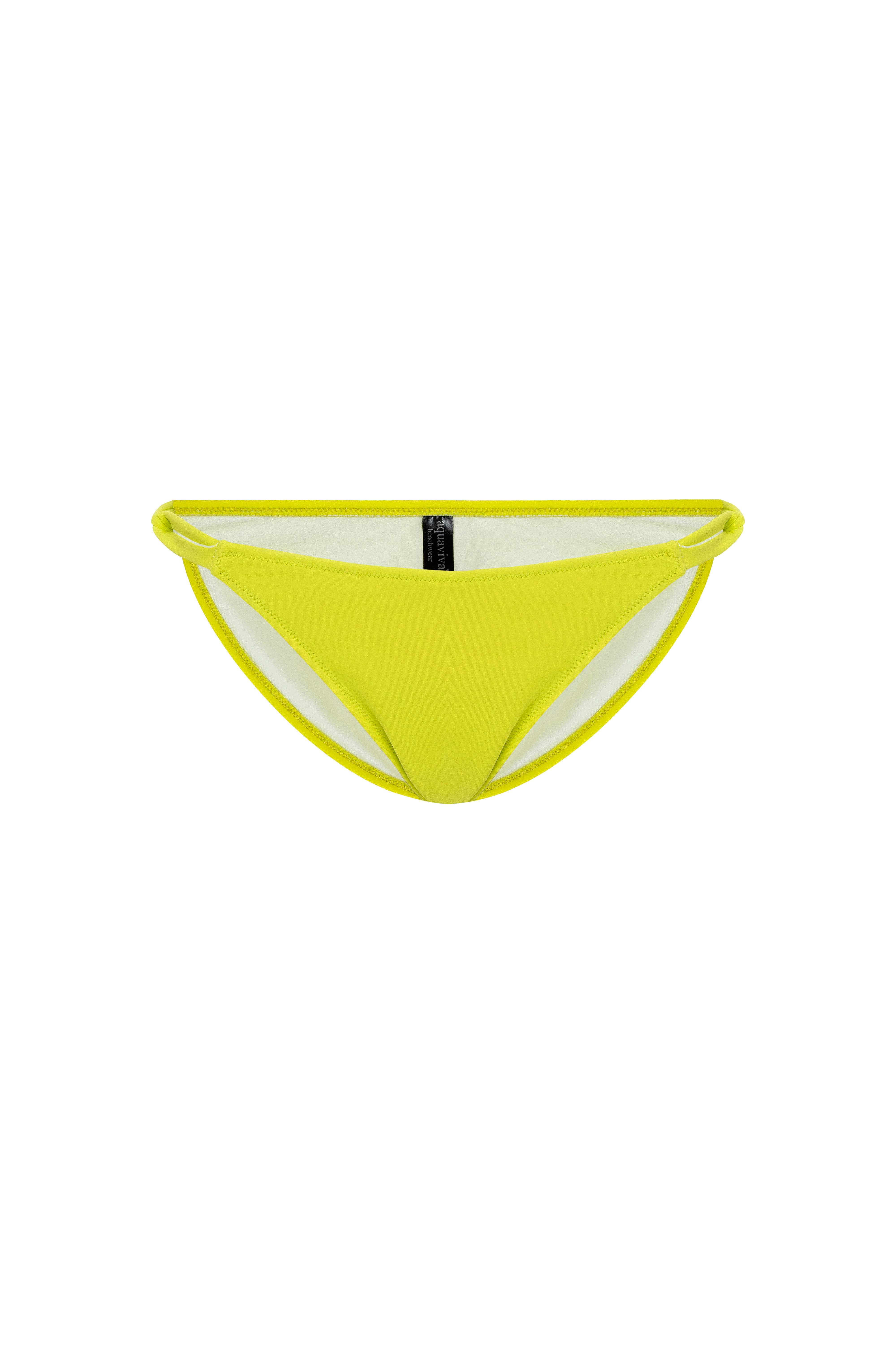 AQUAVİVA Kadın Neon Yeşil İzabella Gold Aksesuarlı Üçgen Bikini Takımı
