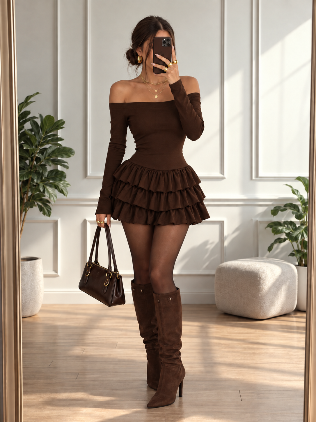  MIARA SANDY KAYIK YAKA ELBİSE