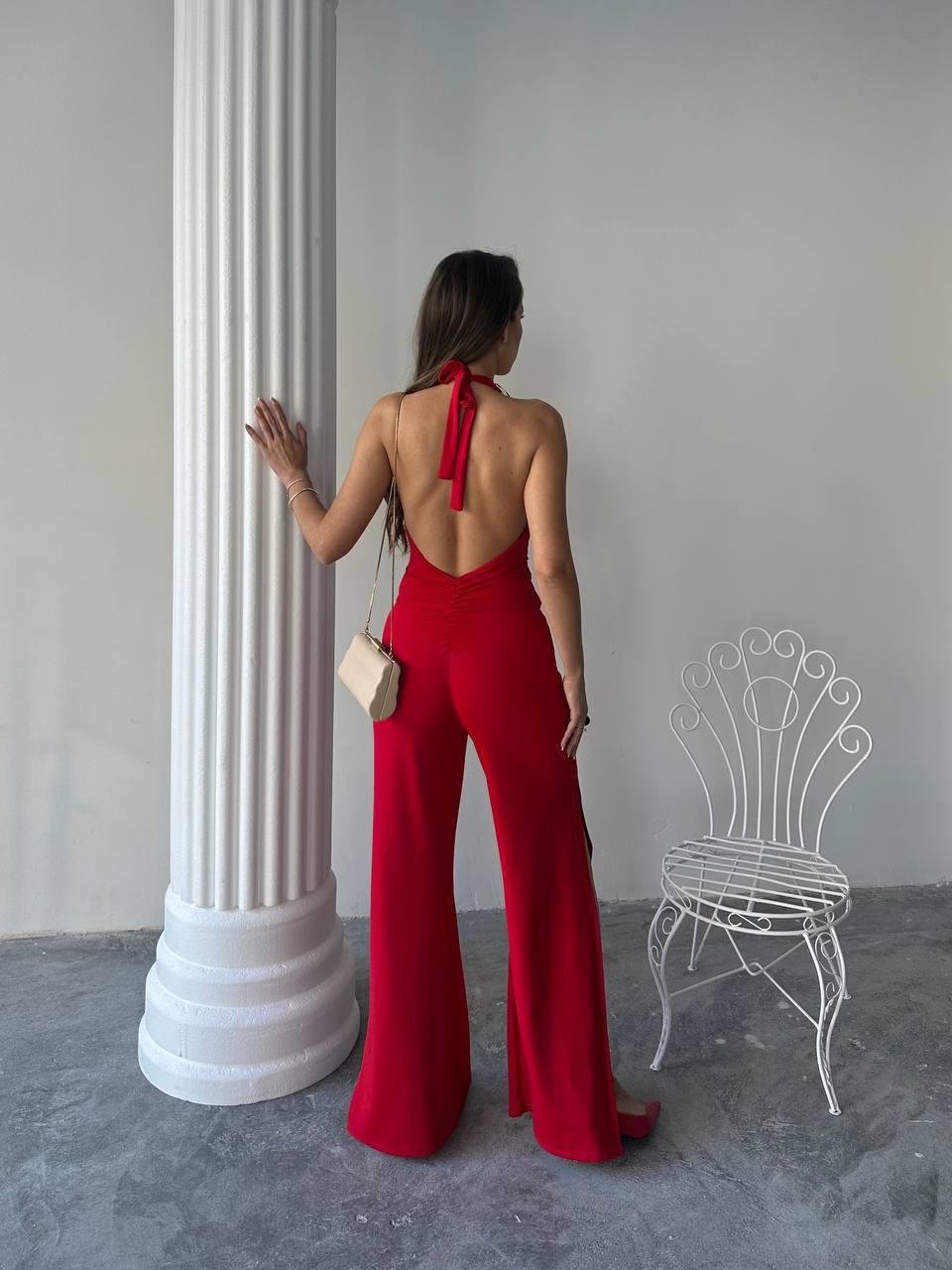 AMY SANDY YIRTMAÇLI TULUM KIRMIZI