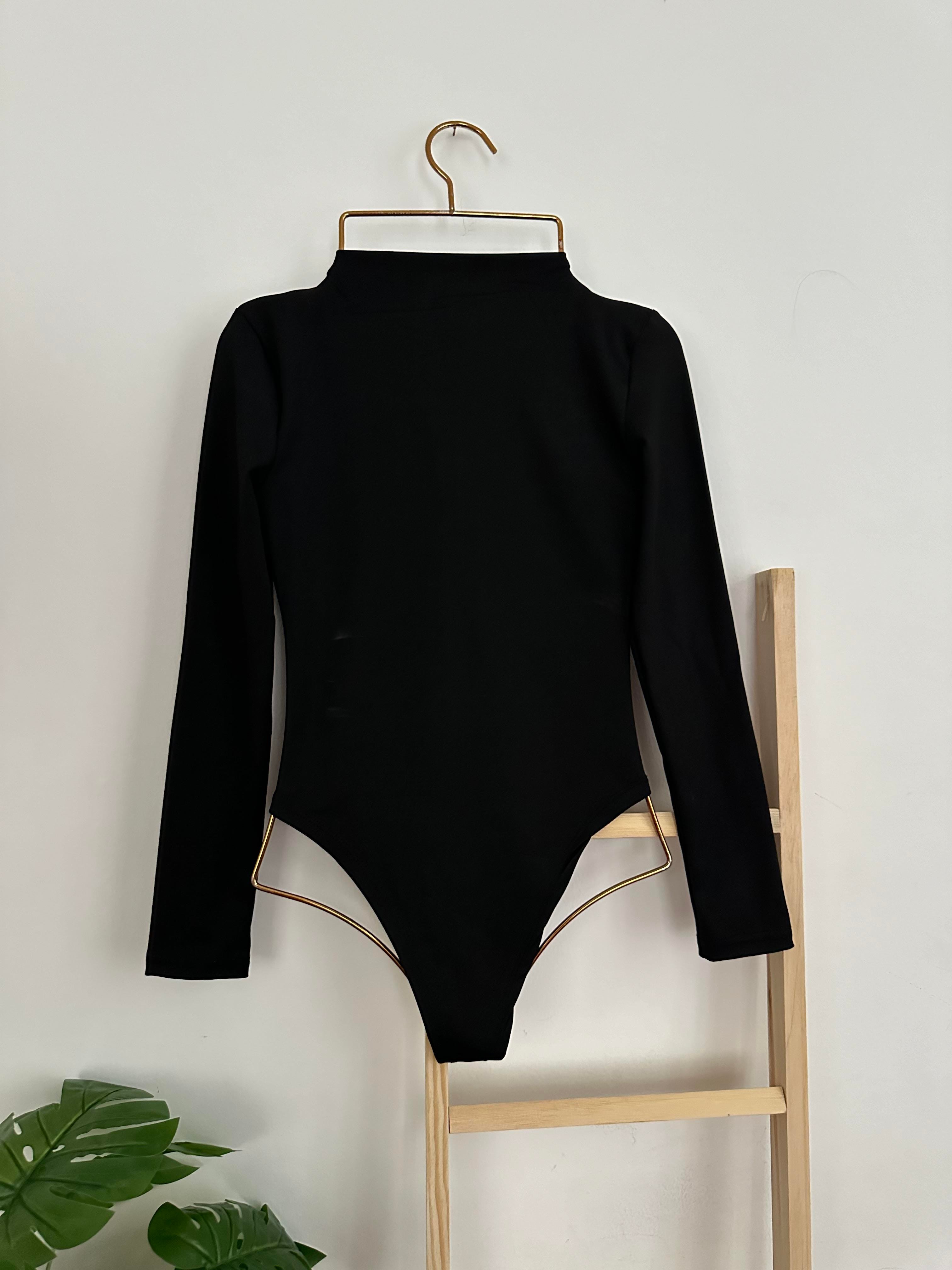 ANDY TÜL DETAY SANDY BODYSUIT SİYAH