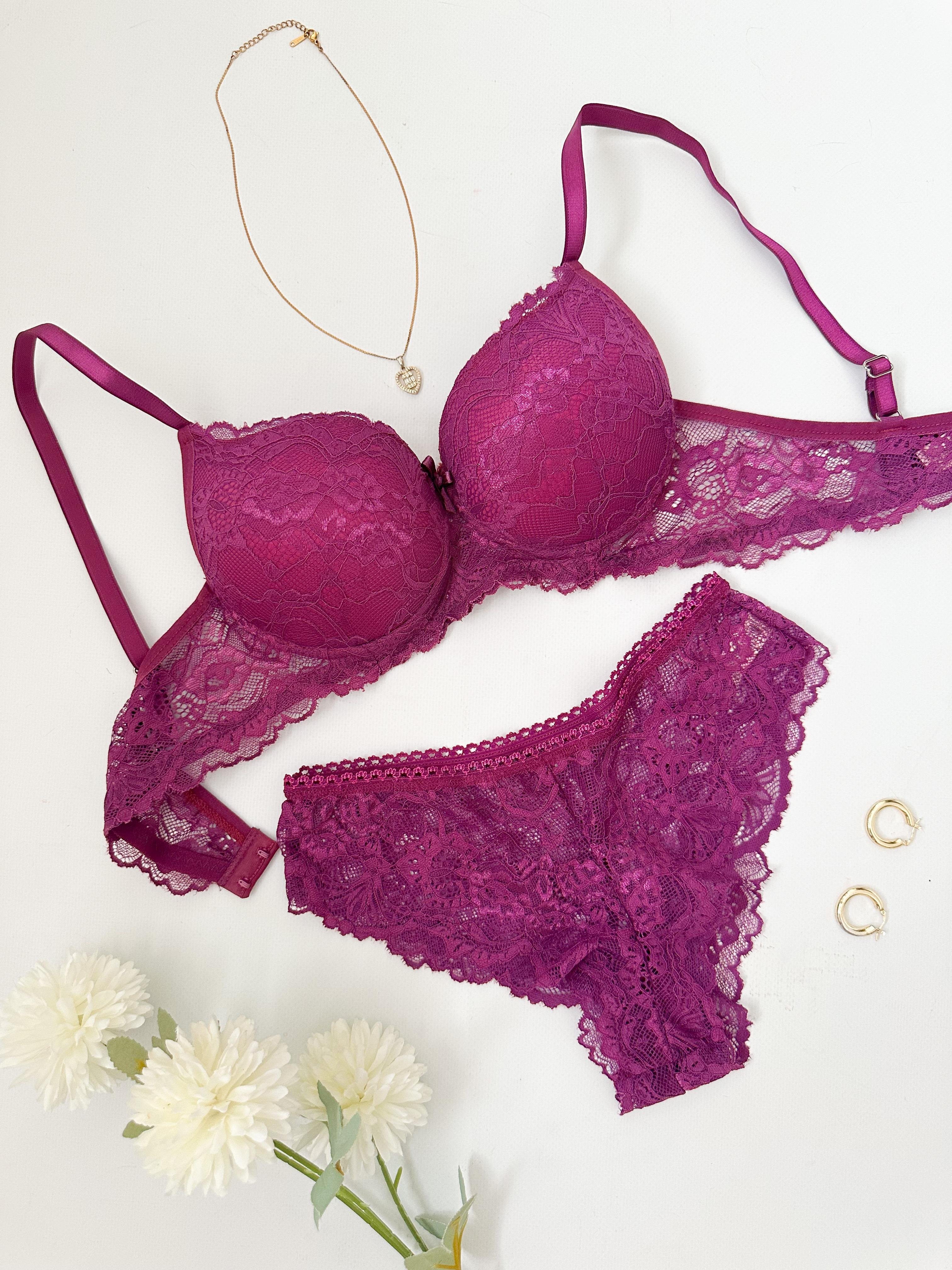 ANGIE PUSH UP DOLGULU İÇ ÇAMAŞIRI TAKIM MOR