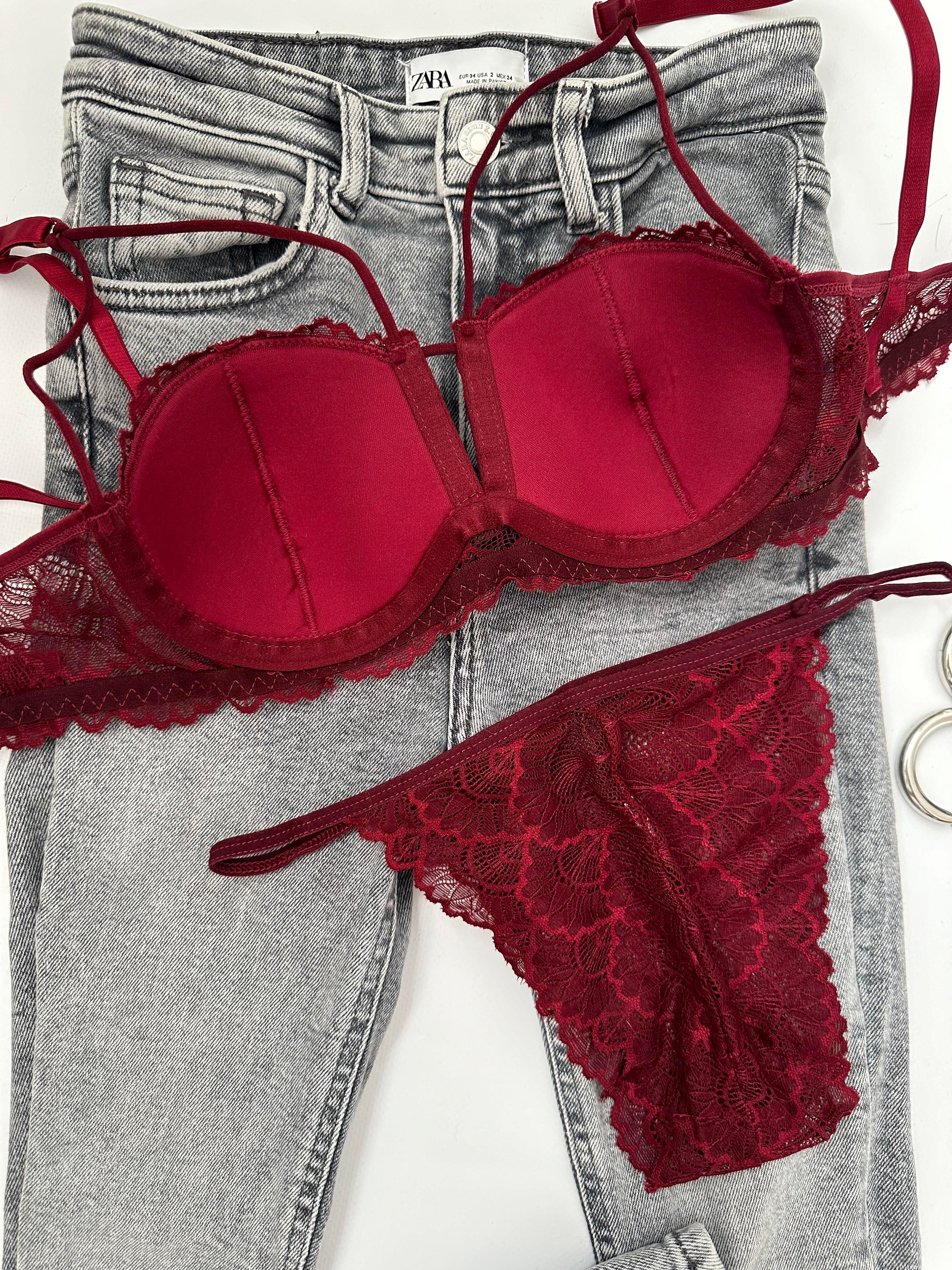 BABE DANTEL İÇ ÇAMAŞIRI TAKIM BORDO