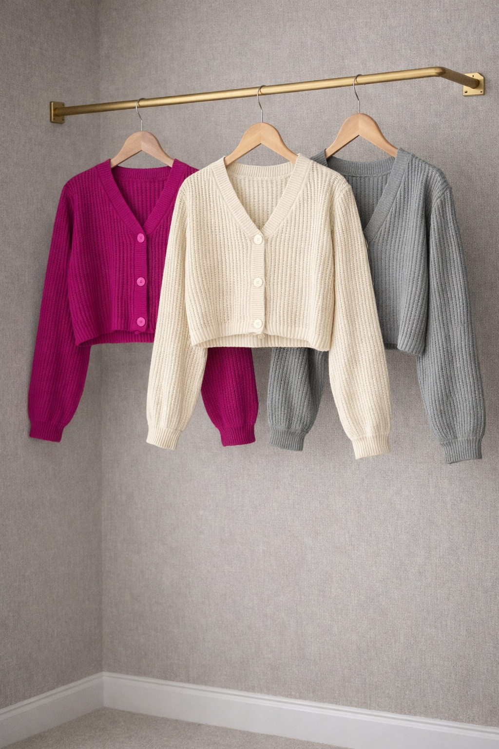 BARB CROP DÜĞMELİ HIRKA