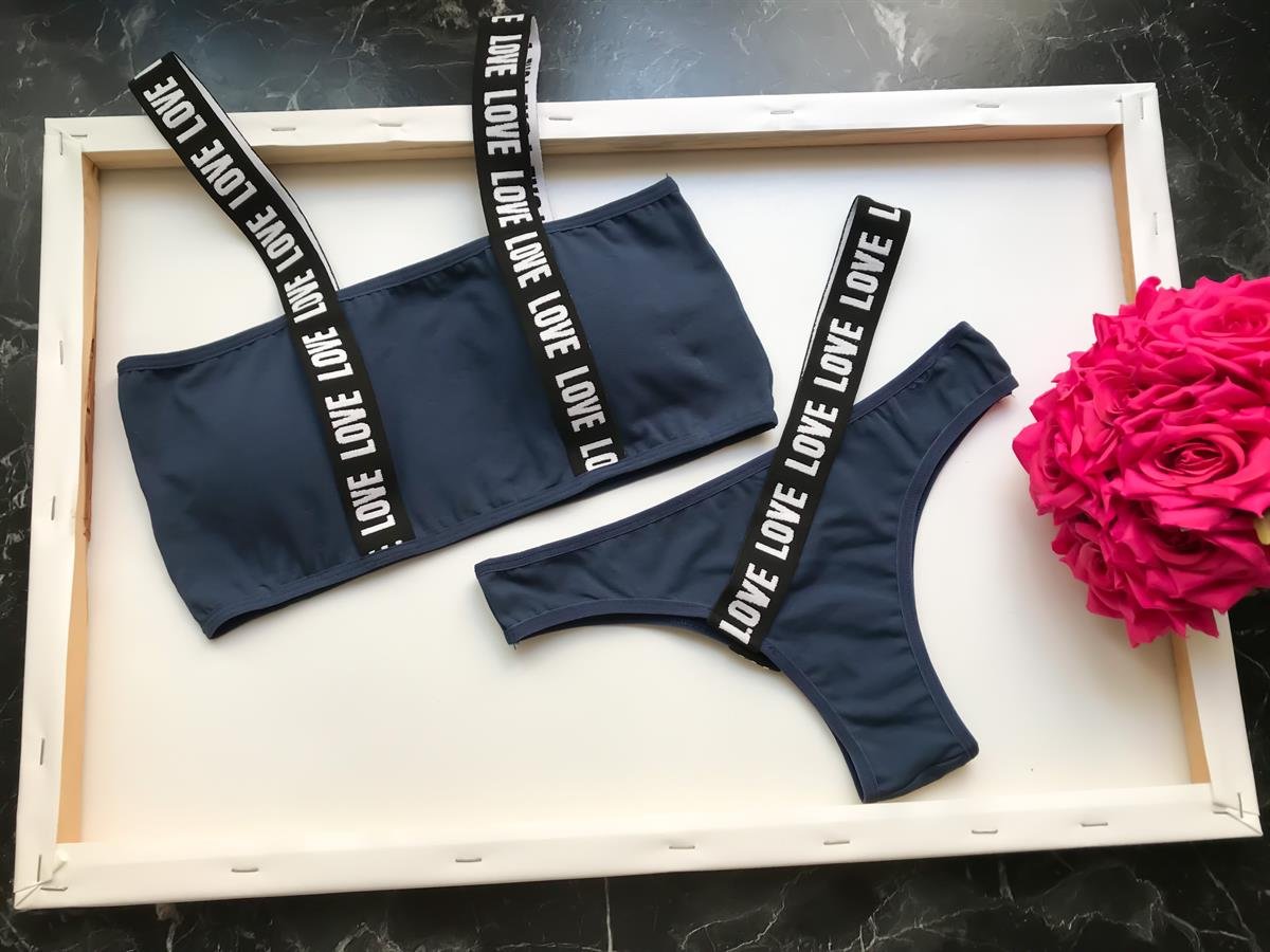 BLUE LOVE ÇIKARILABİLİR DOLGULU İÇ ÇAMAŞIRI TAKIM 