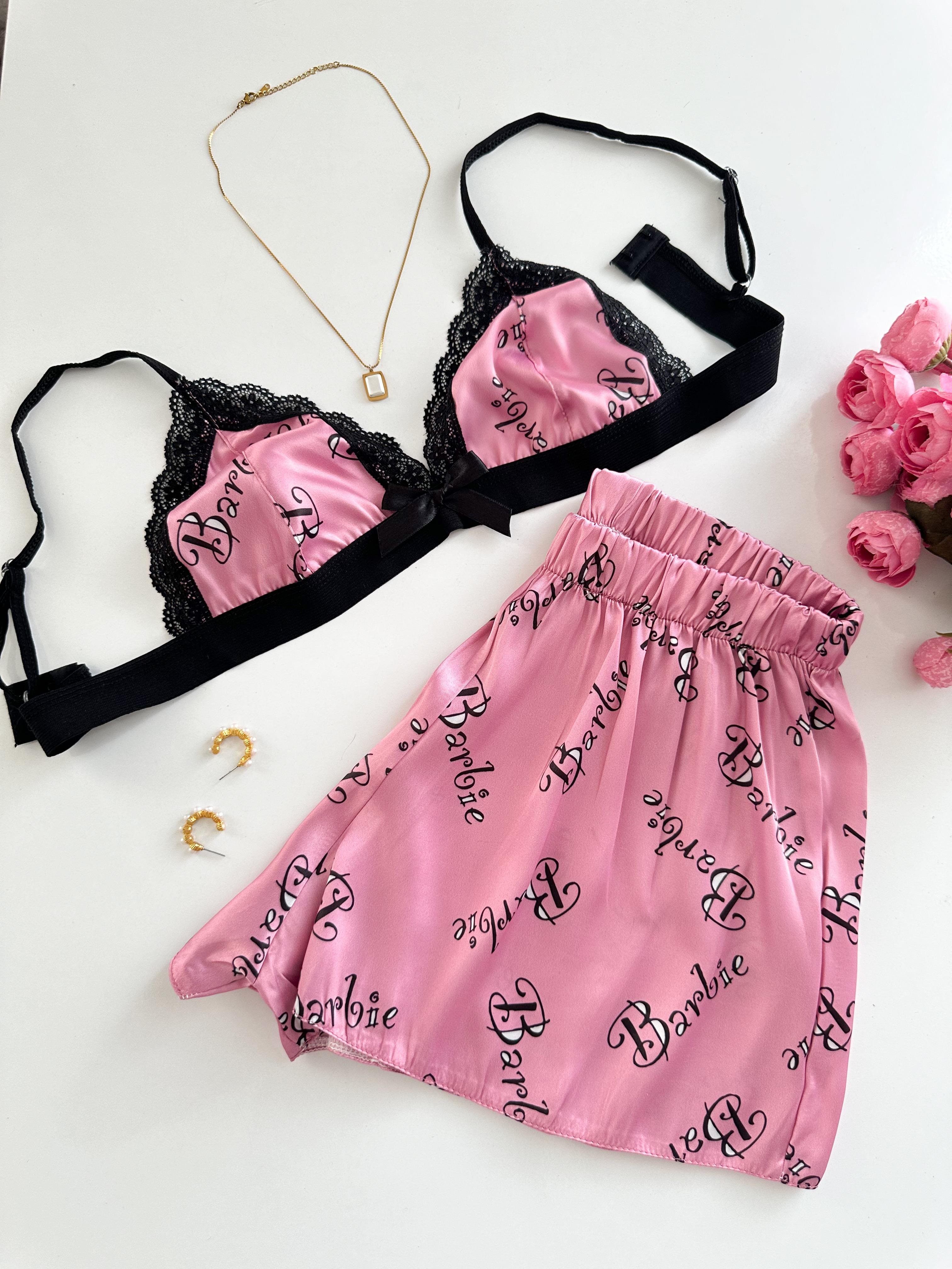 BRB SATEN ŞORTLU SÜTYEN TAKIM 