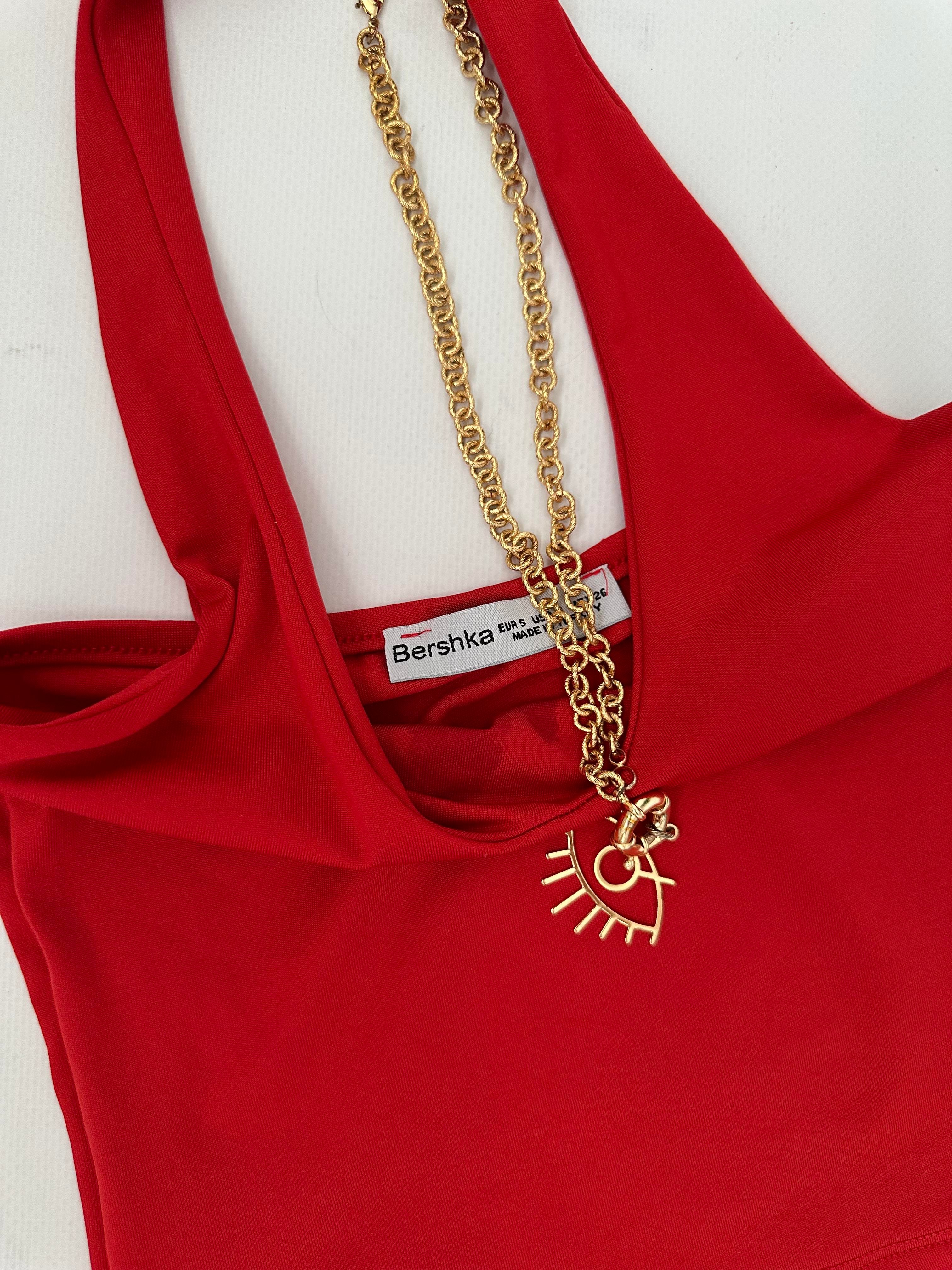 BSK ÇİFT KAT SANDY BOYUNDAN GEÇMELİ BLUZ(İÇ GÖSTERMEZ)