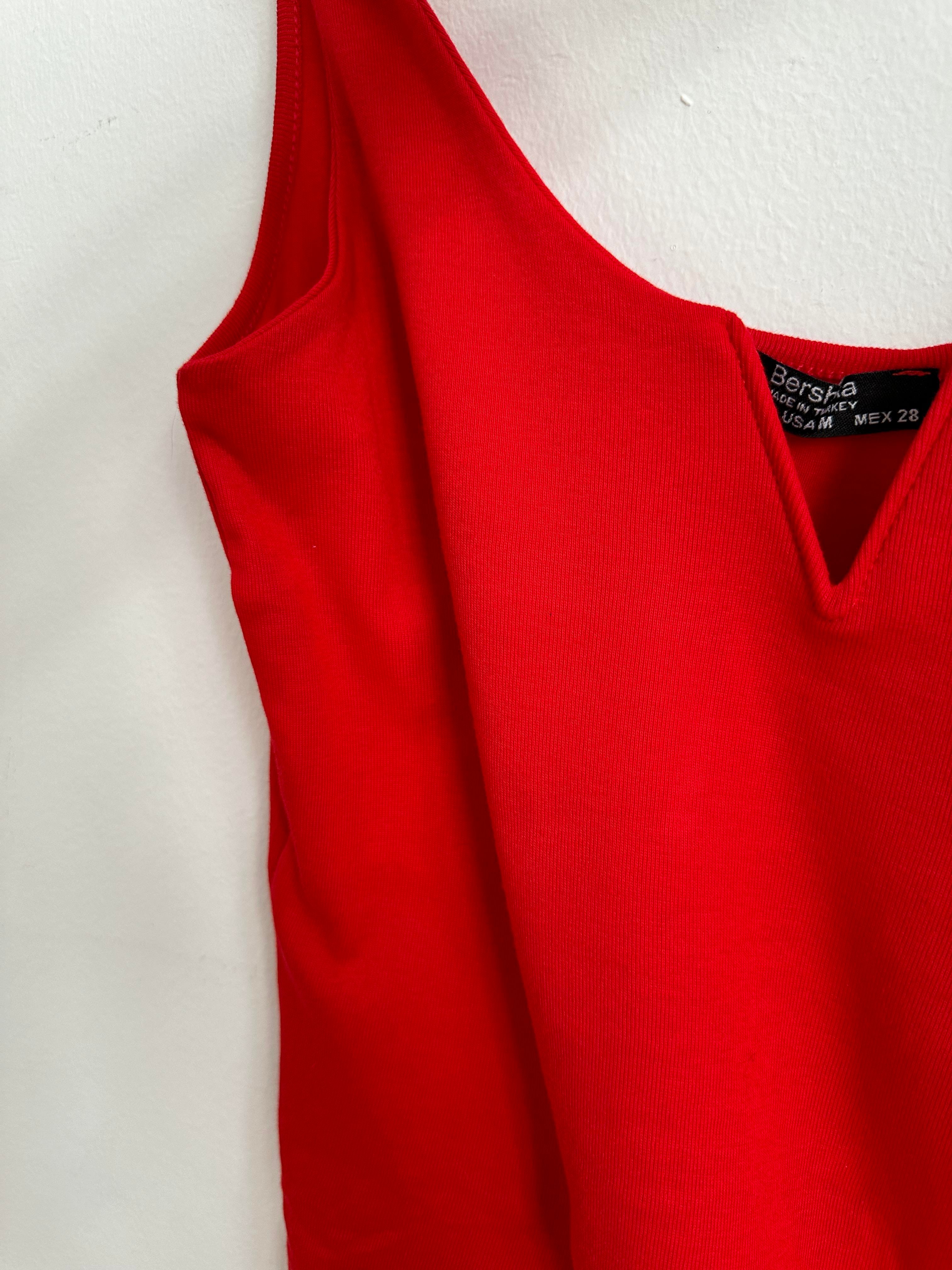 BSK MİNİ V BLUZ KIRMIZI