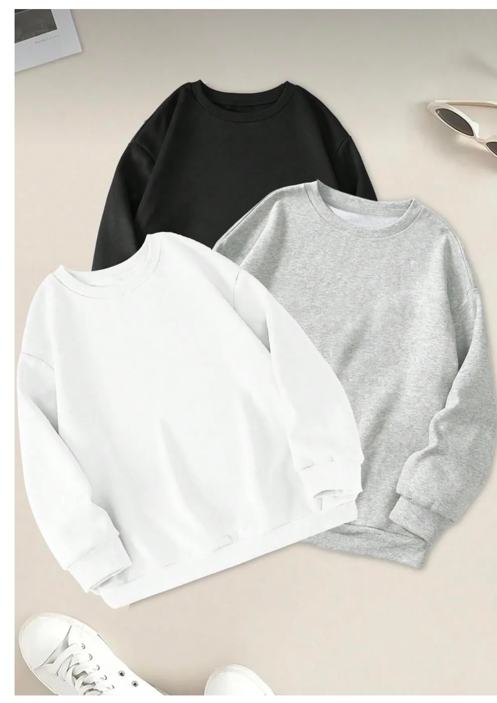 BSK OVERSIZE İÇİ ŞARDONLU SWEATSHIRT