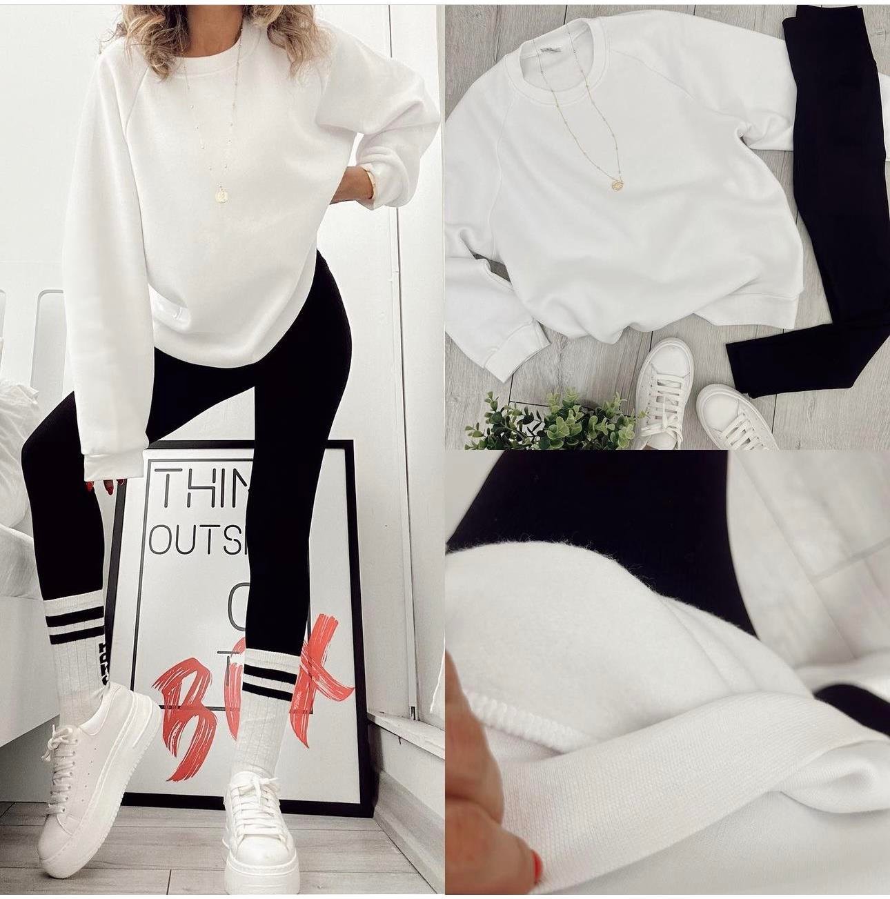 BSK OVERSIZE İÇİ ŞARDONLU SWEATSHIRT