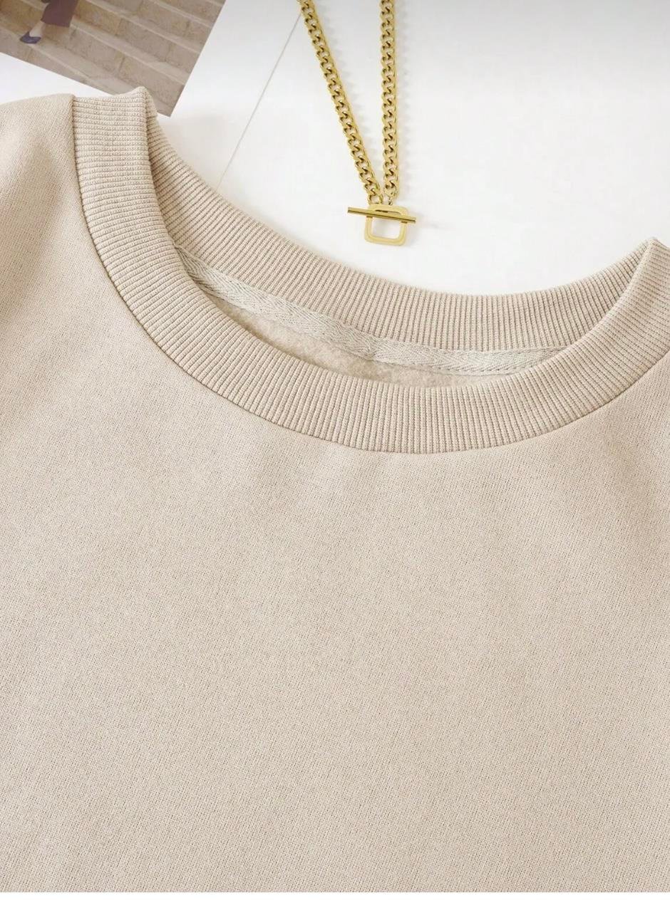 BSK OVERSIZE İÇİ ŞARDONLU SWEATSHIRT