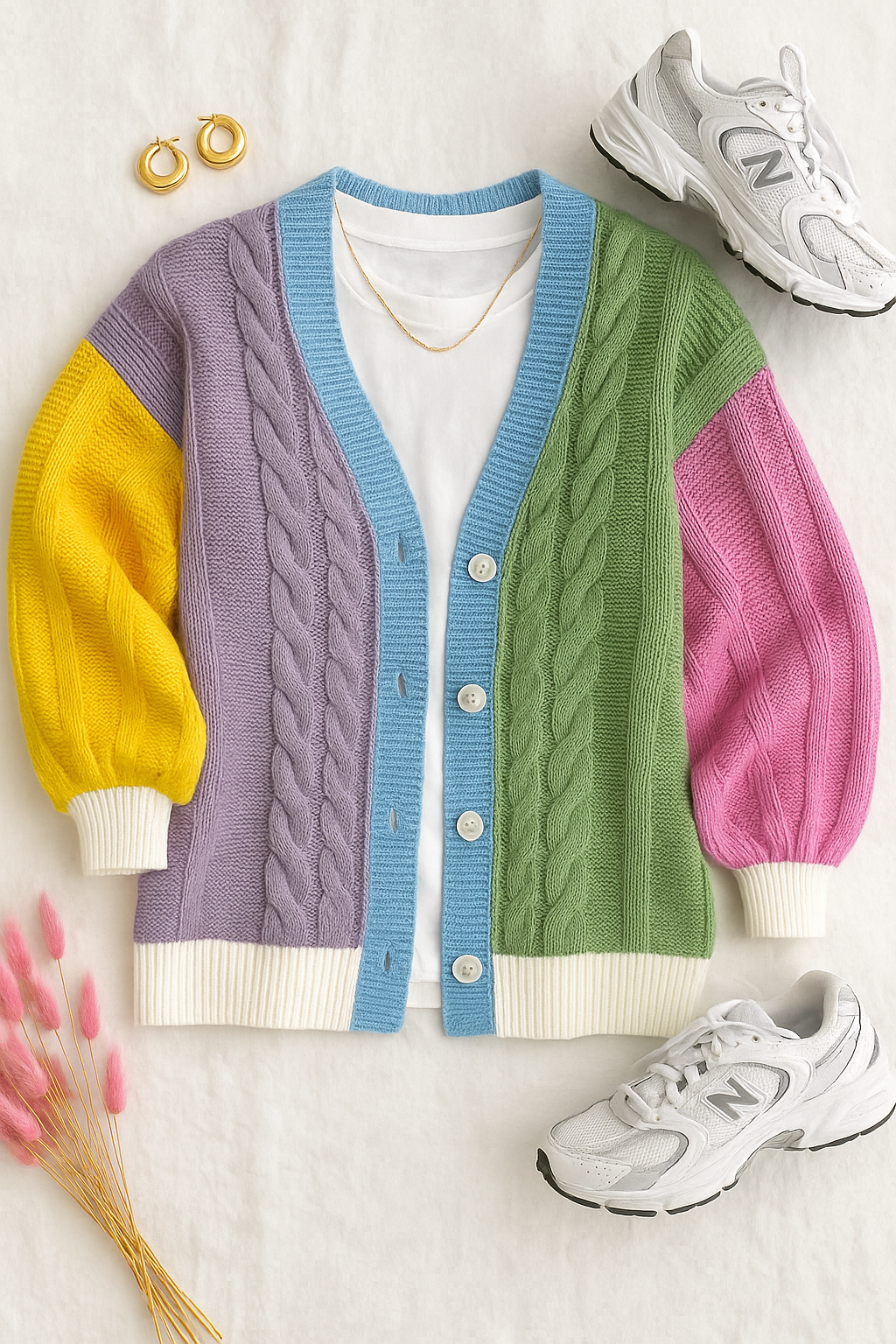 COLOURFULL OVERSİZE HIRKA 