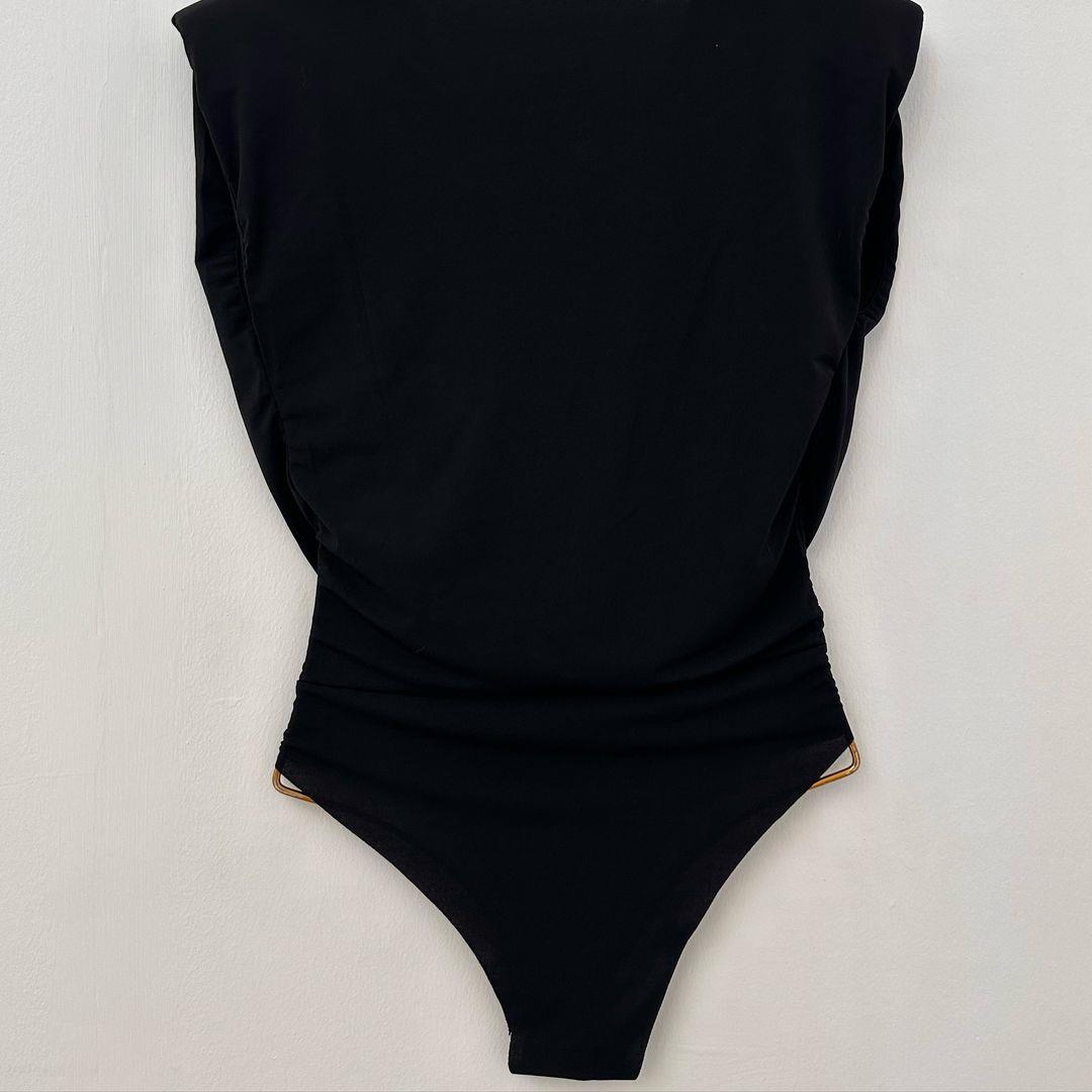 DIVA SANDY VATKALI BODYSUIT SİYAH