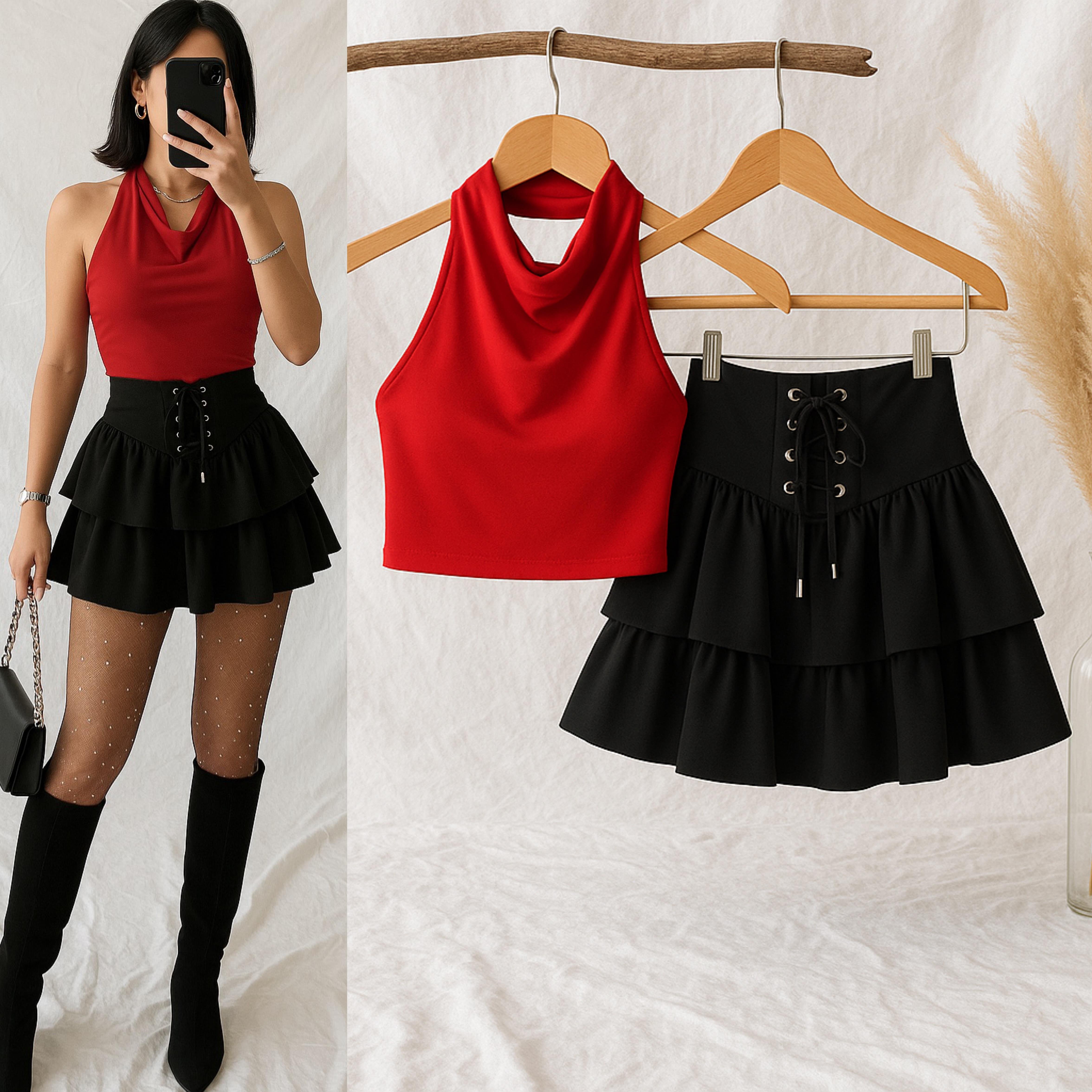 DORY SIRT DEKOLTELİ BLUZ