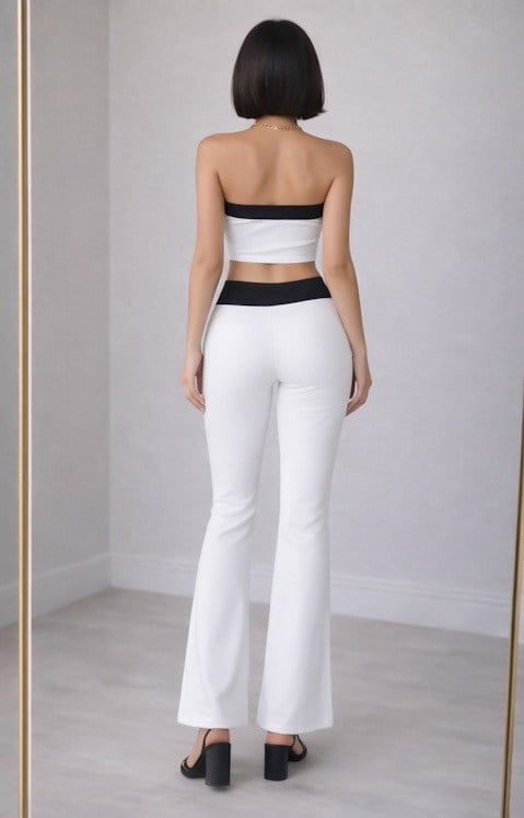 ELY STRAPLEZ BUSTİYER TAYT PANTOLON TAKIM