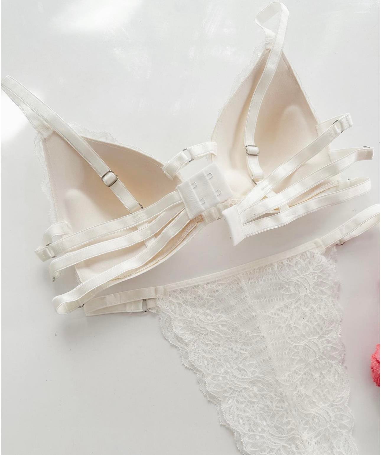 EVA PUSH UP DOLGULU İÇ ÇAMAŞIRI TAKIM BEYAZ