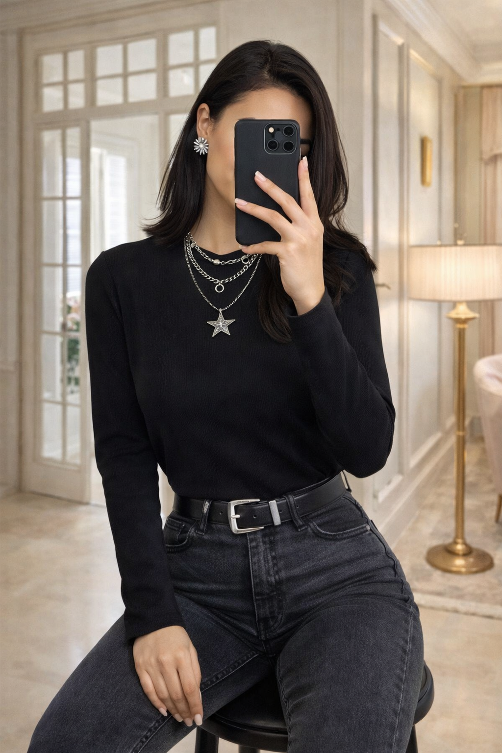 EVON AKSESUARLI BLUZ