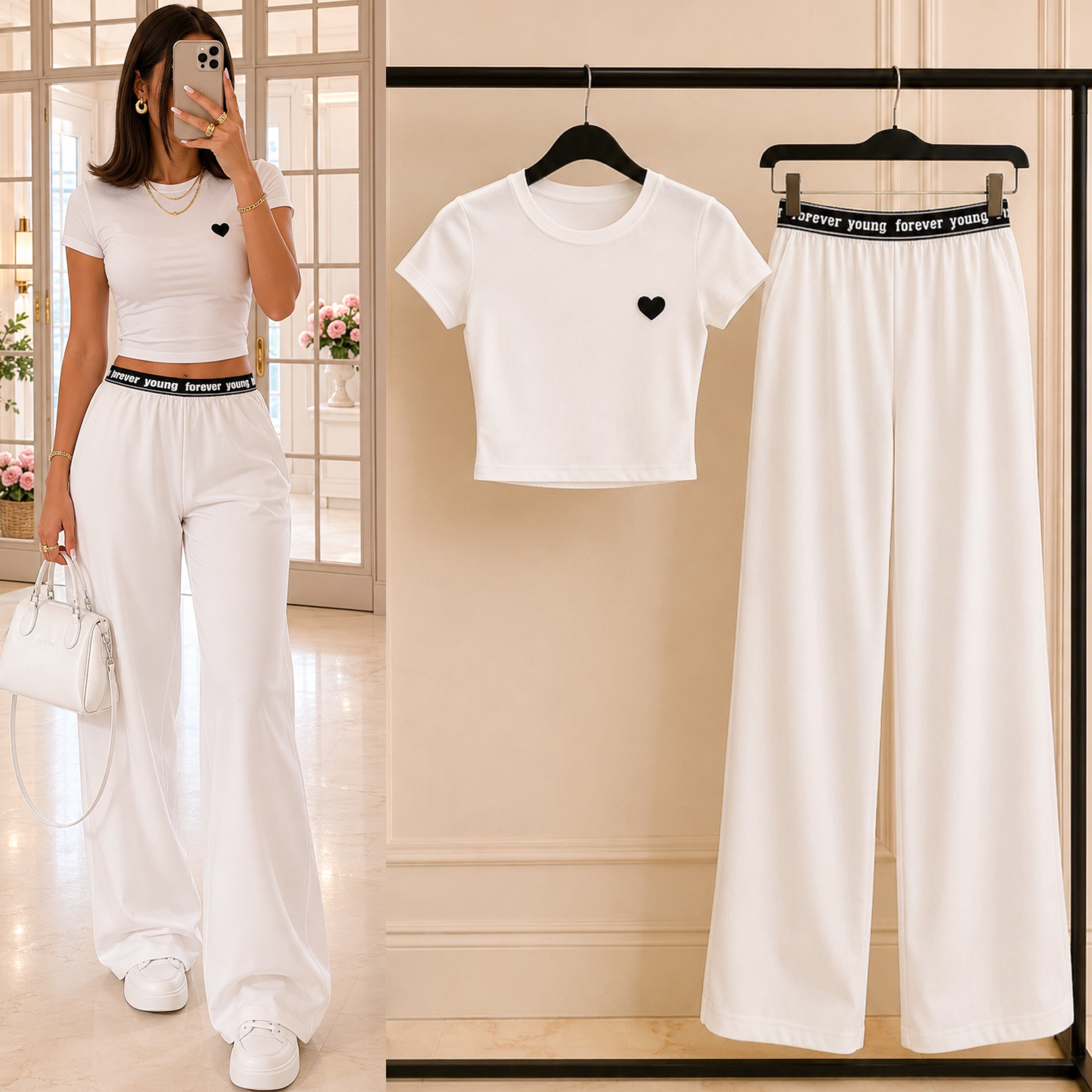 FRVR TSHIRT CEPLİ PANTOLON TAKIM
