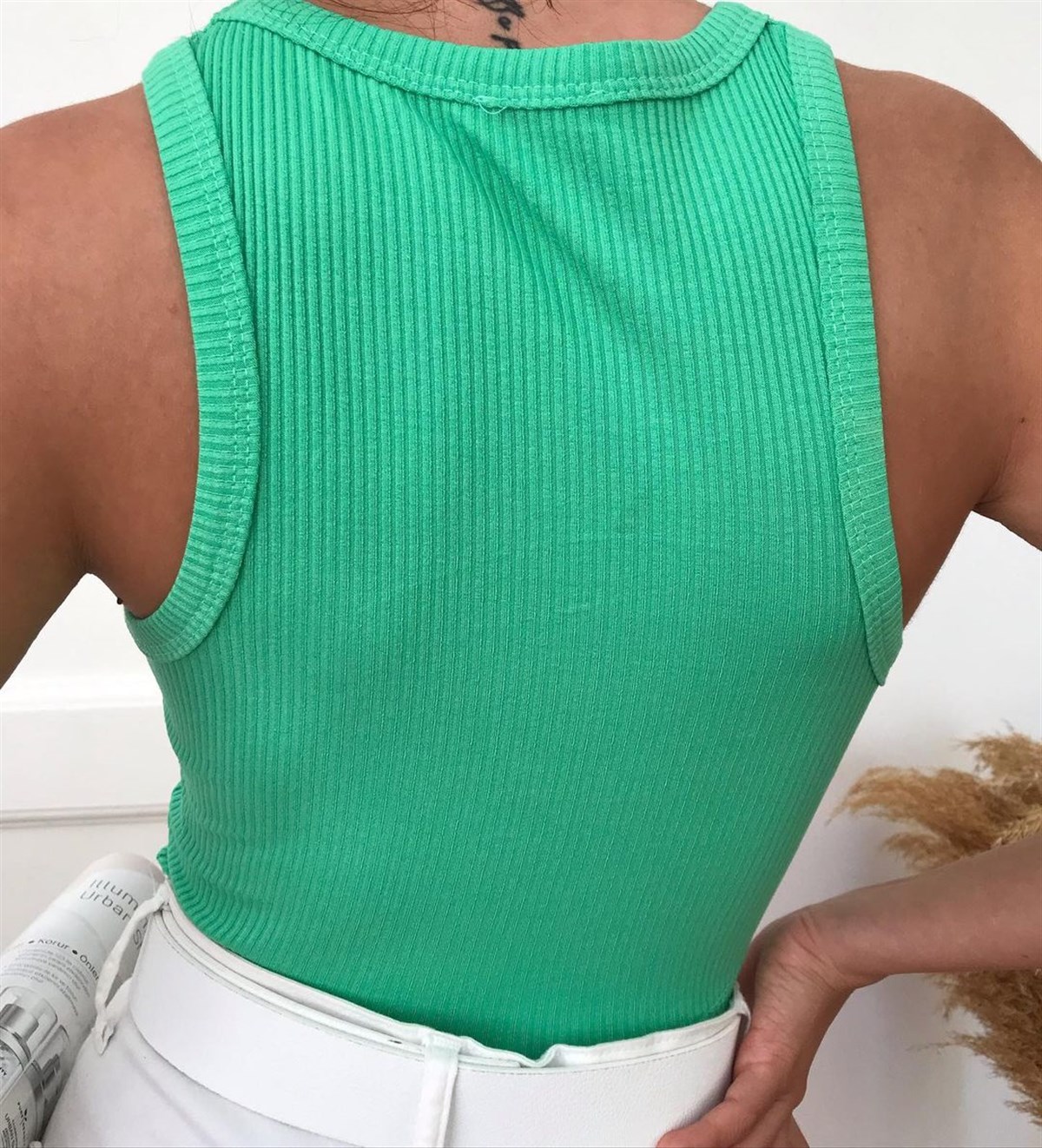 HALTER YAKA CROP ATLET