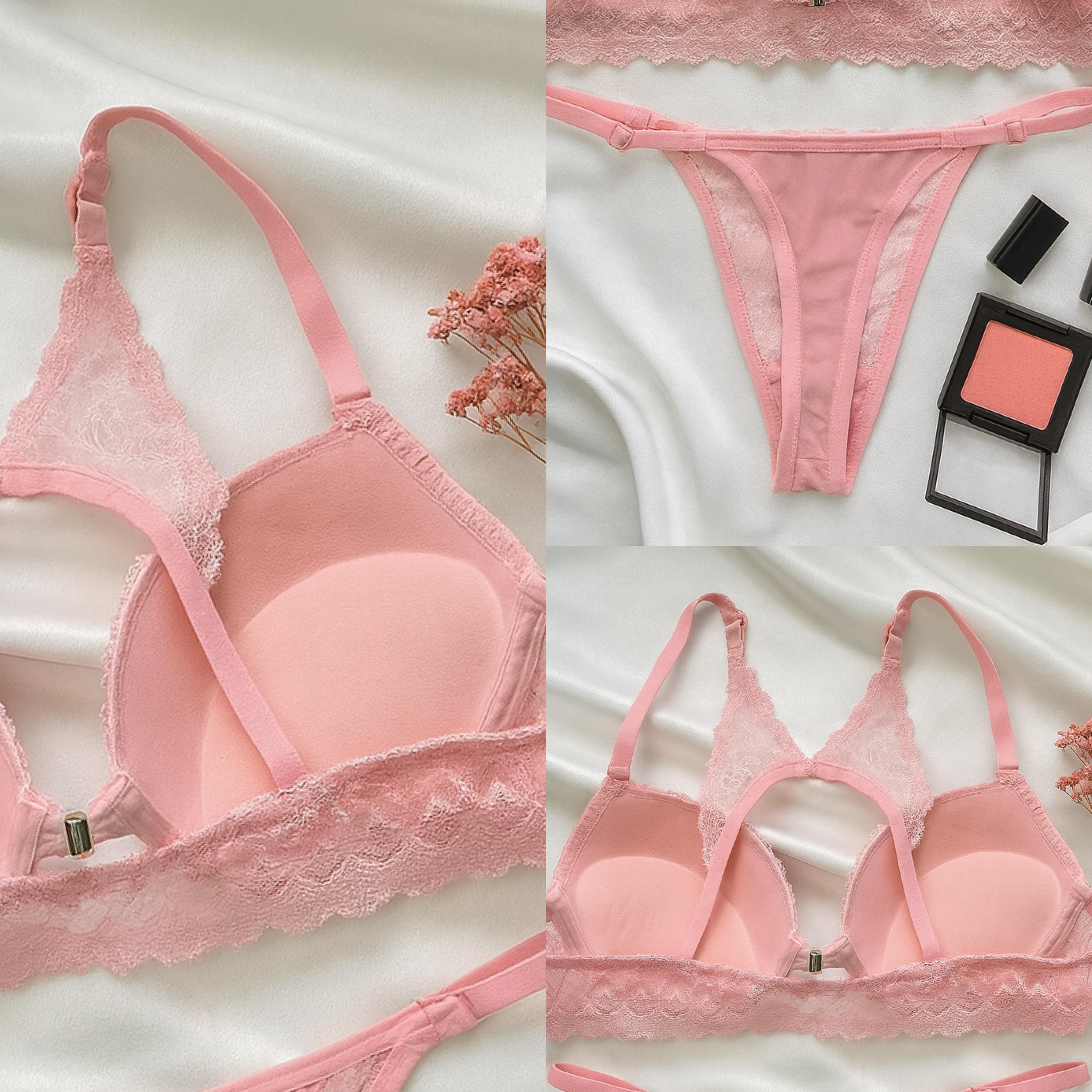 HANNA PUSH UP ÖNDEN AÇMALI İÇ ÇAMAŞIRI TAKIMI PINK