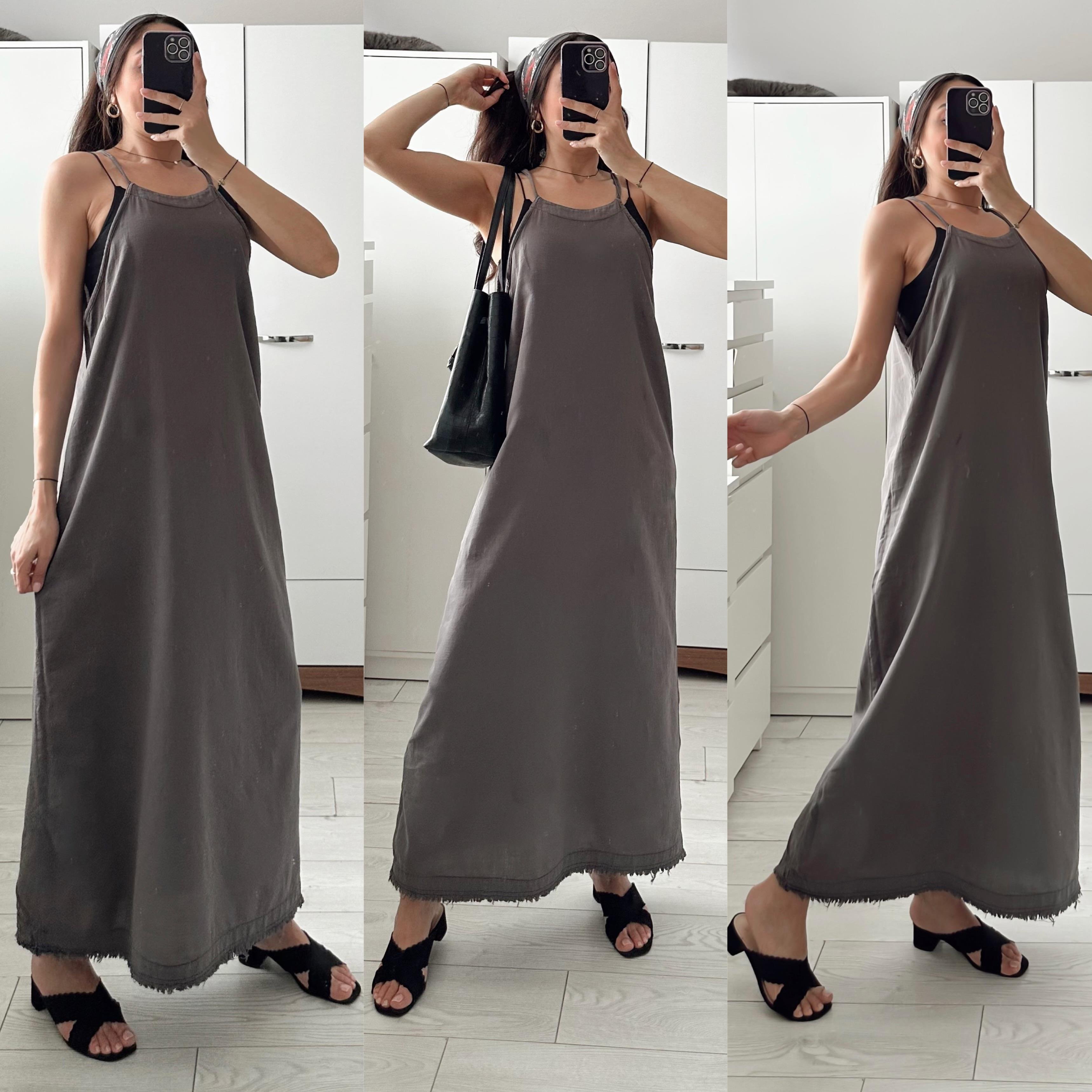 HELEN KETEN ASKILI ELBİSE