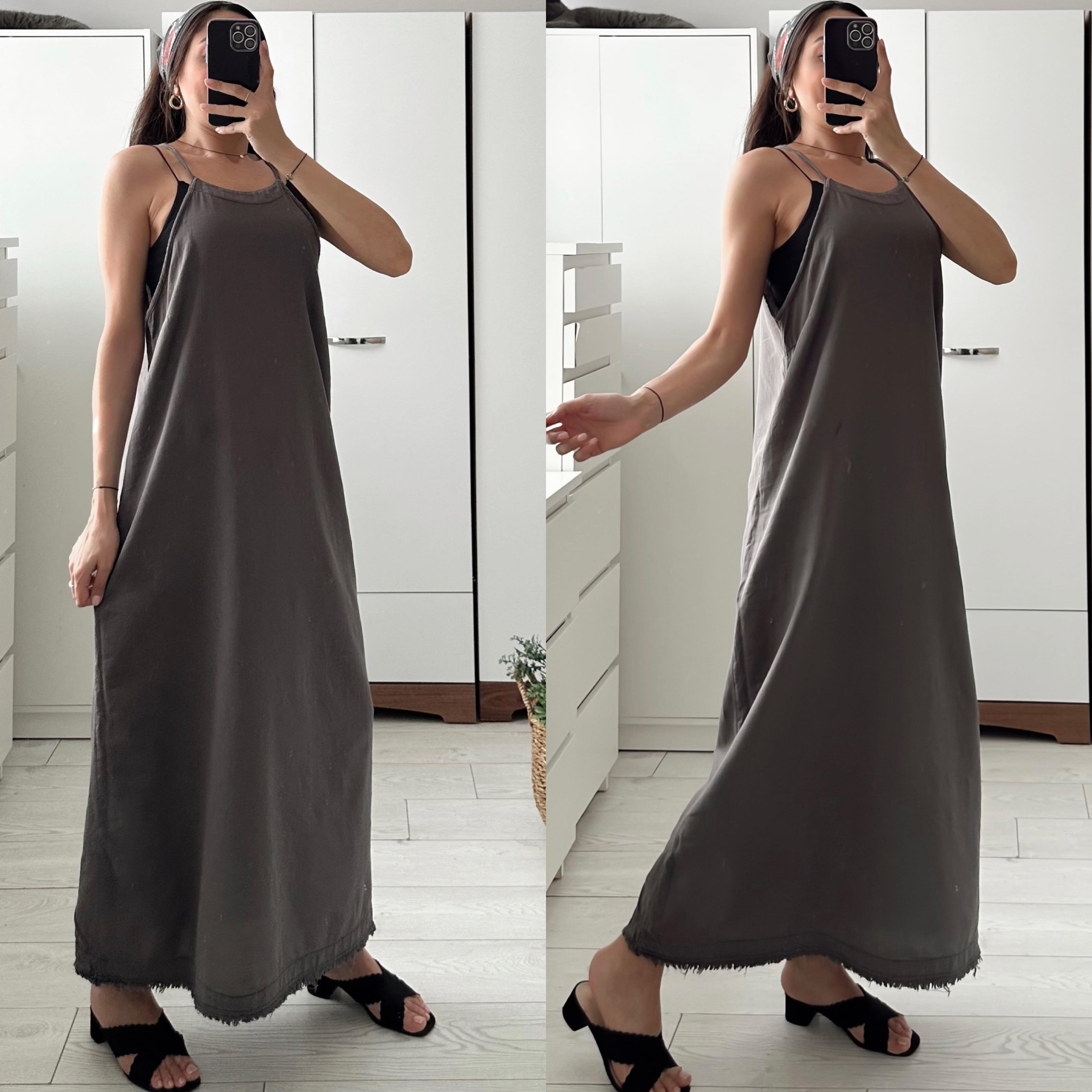 HELEN KETEN ASKILI ELBİSE