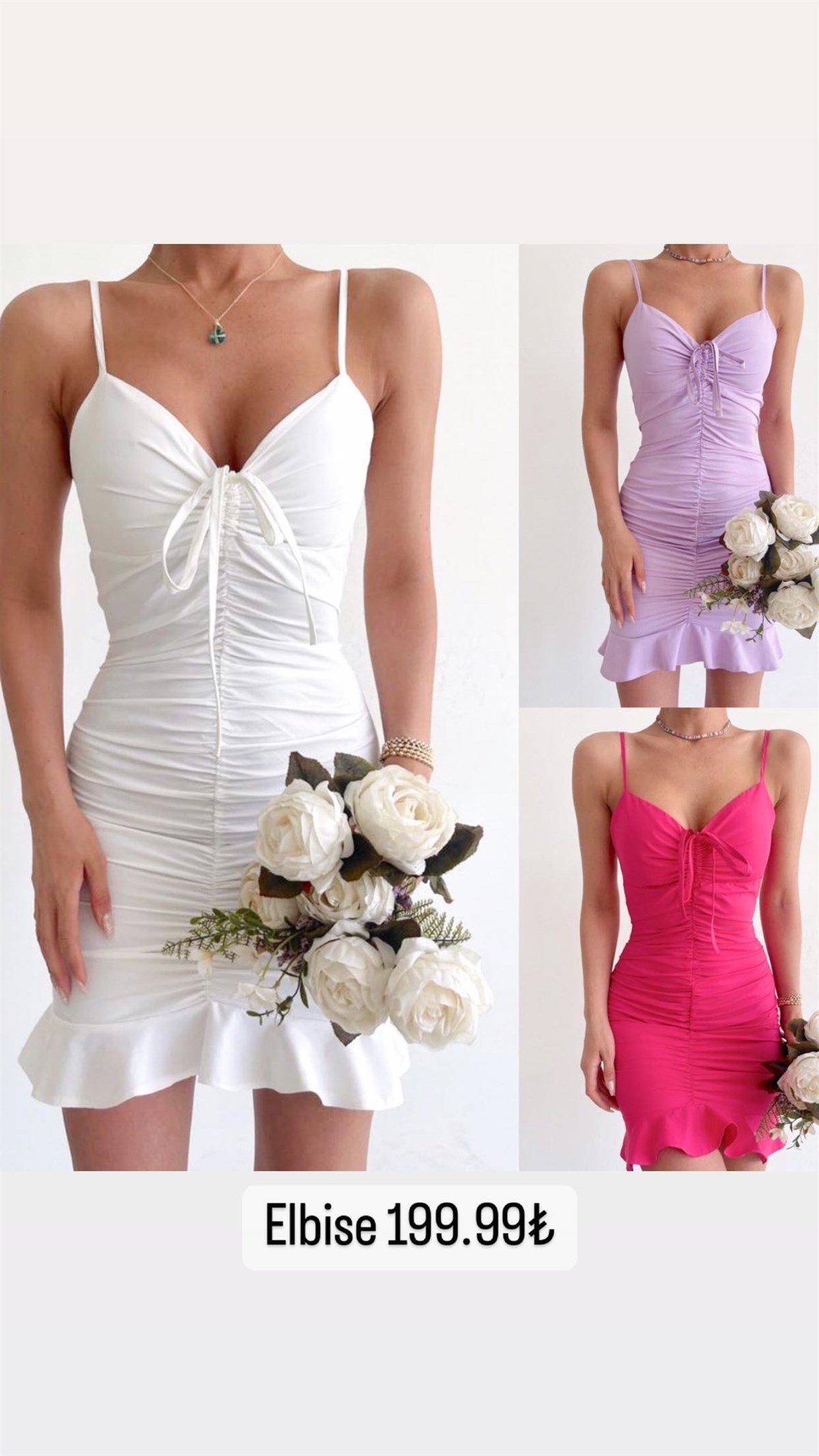 HELENA POPLİN ELBİSE