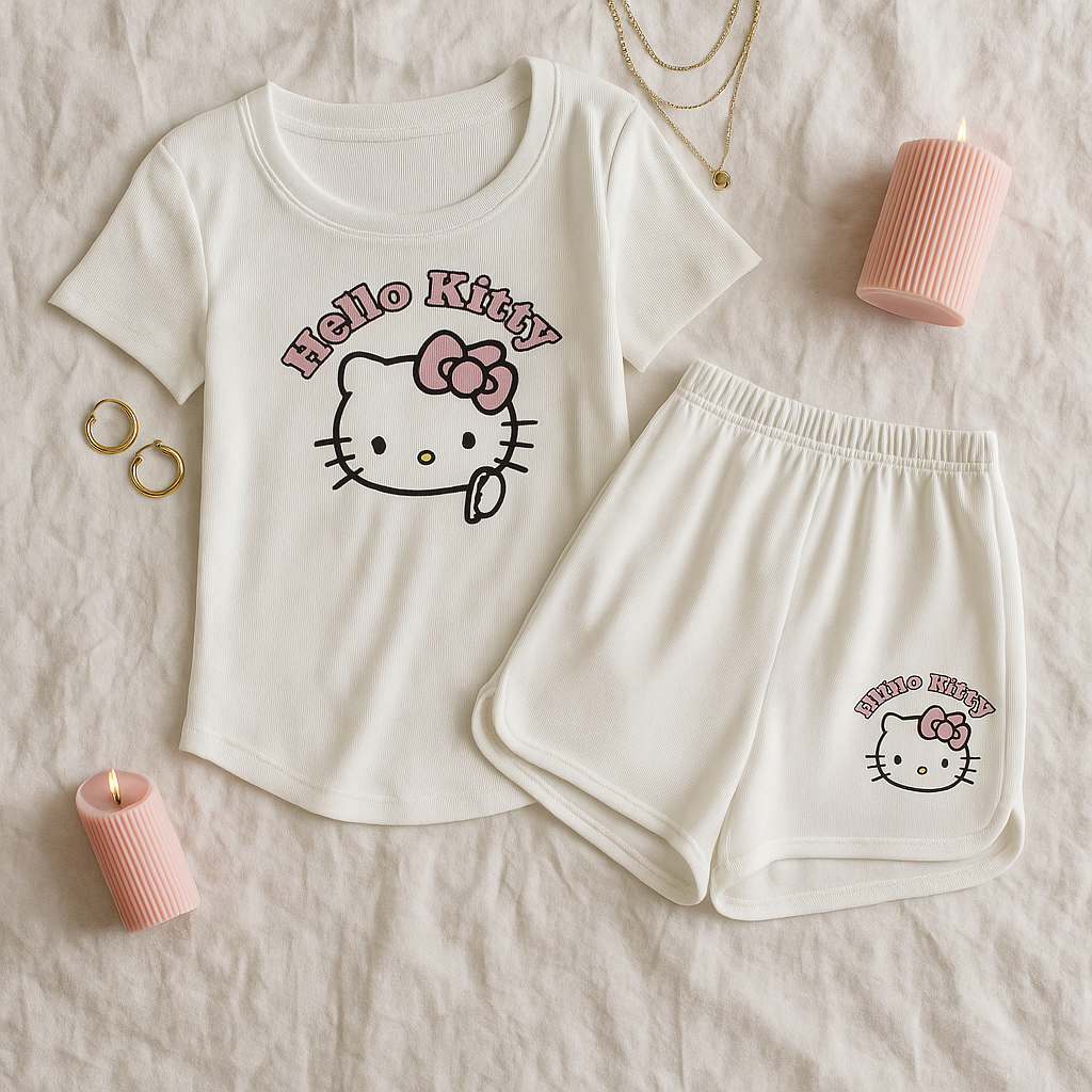 HELLO K TSHIRT ŞORT TAKIM