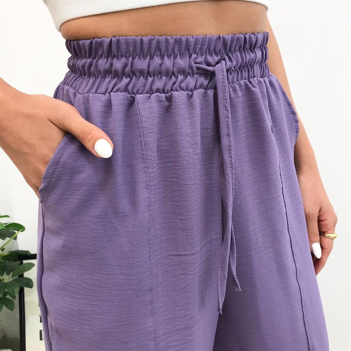 HELLY PANTOLON LİLA 