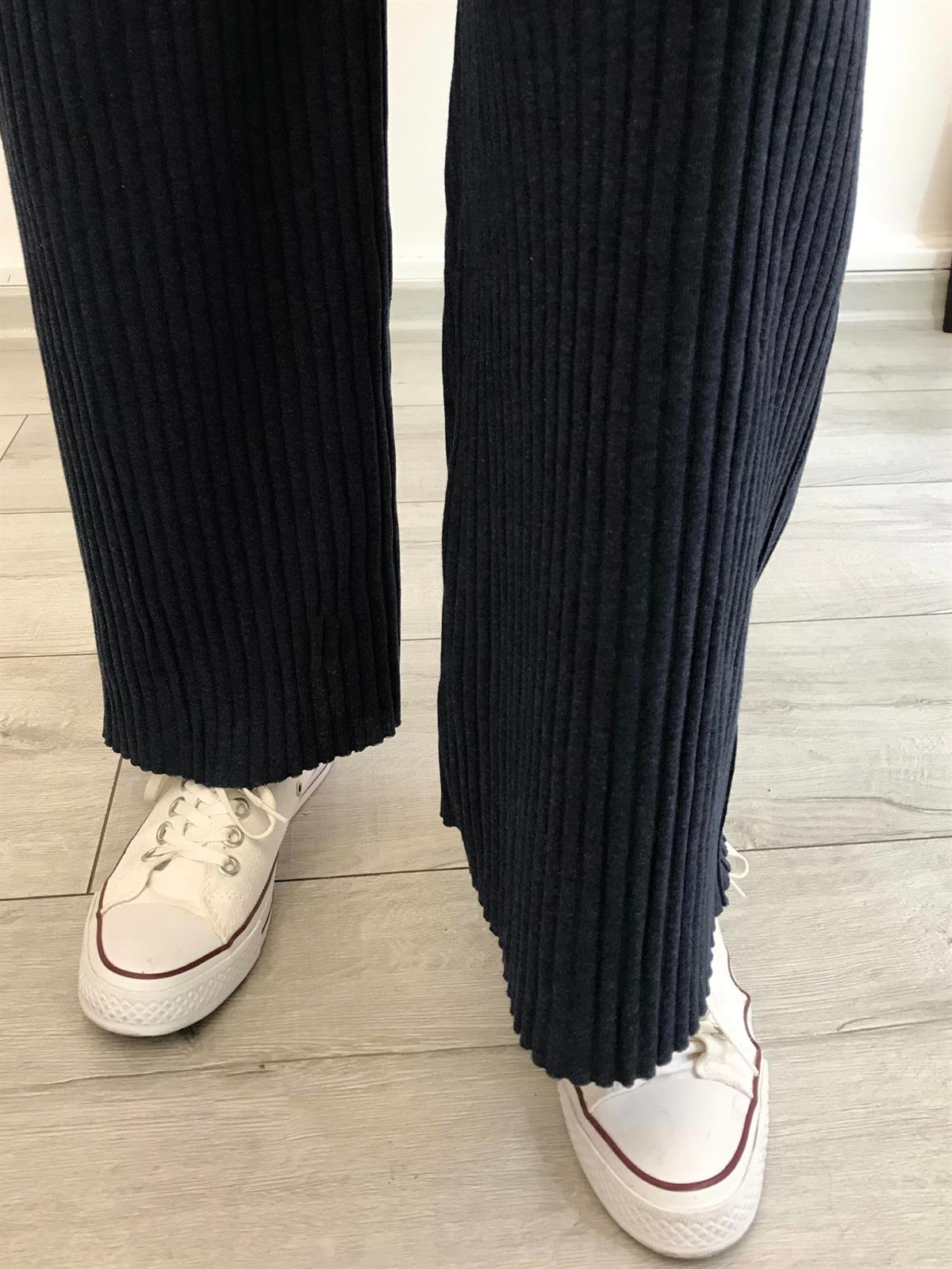 HENNA FİTİLLİ İSPANYOL PANTOLON INDIGO