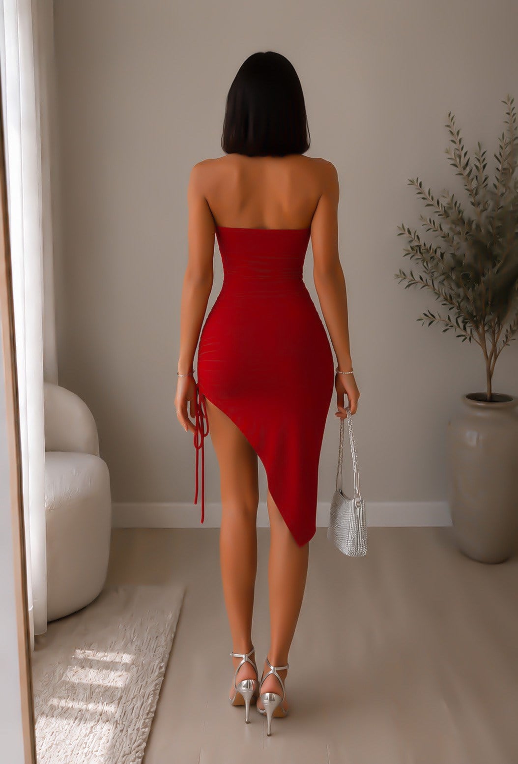 ILIOW SANDY ÇIKARILABİLİR  DOLGULU ELBİSE