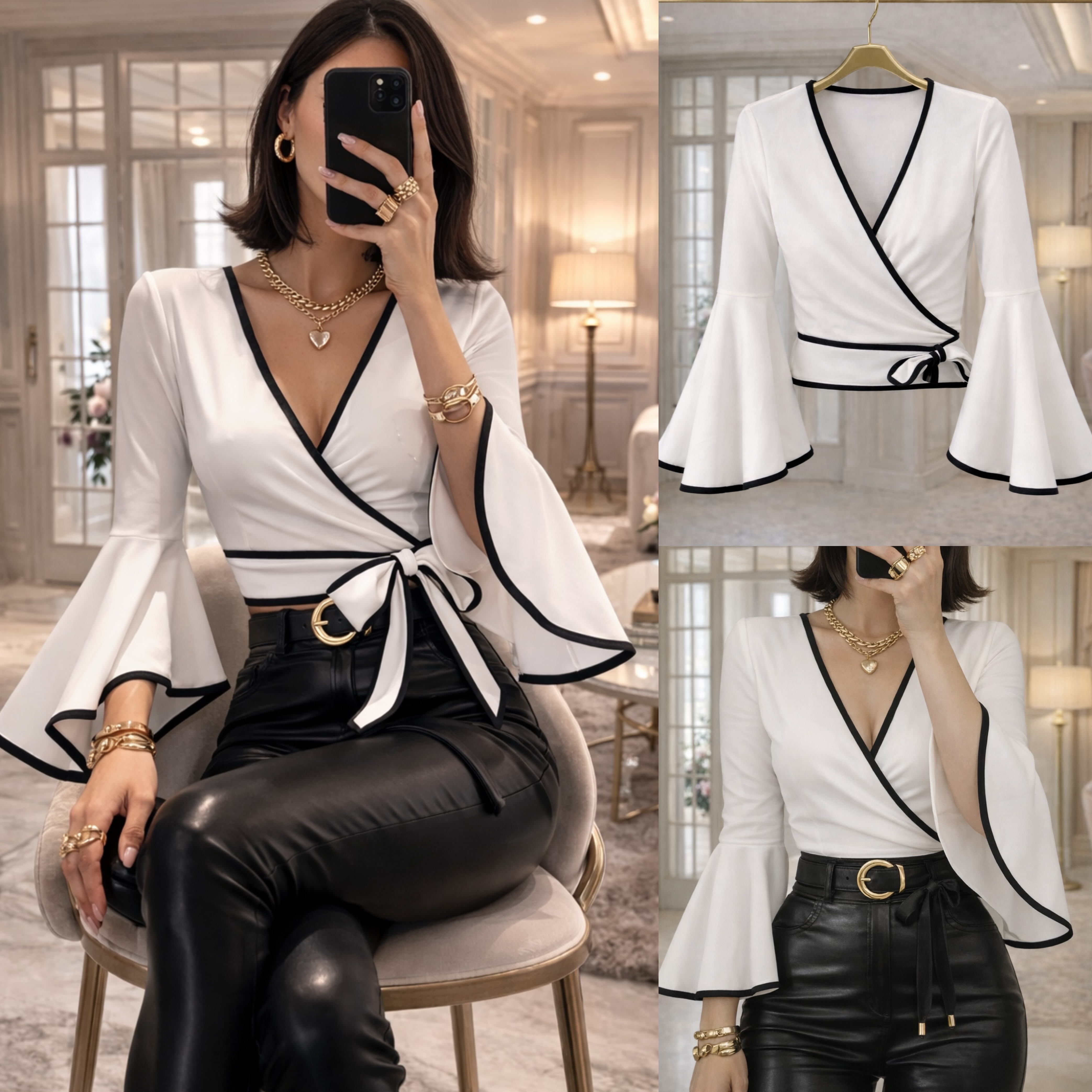 ILVA İSPANYOL KOL BLUZ 