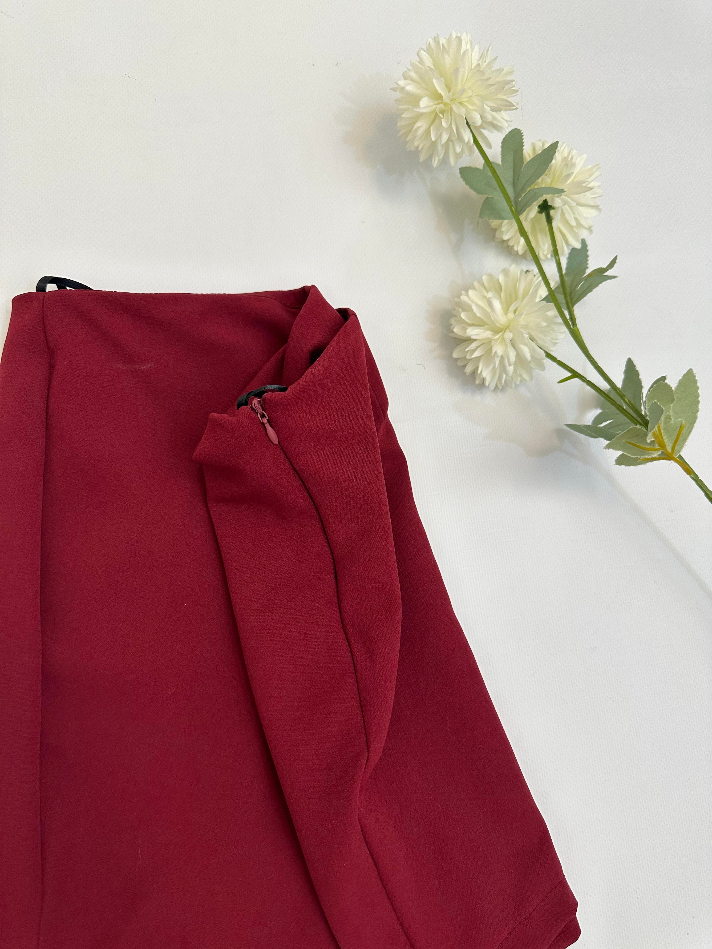 JANE YIRTMAÇLI ŞORT ETEK 