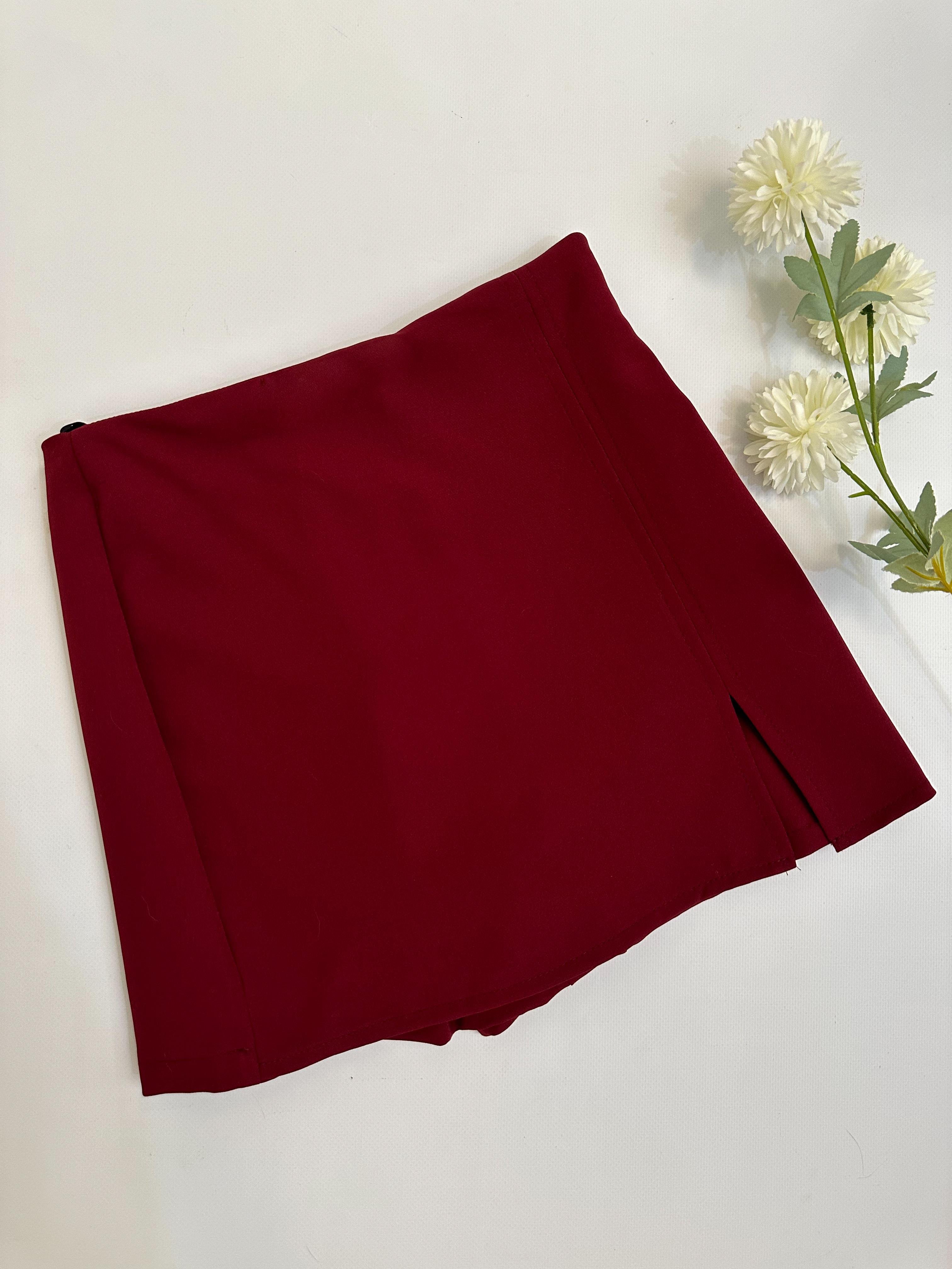 JANE YIRTMAÇLI ŞORT ETEK 