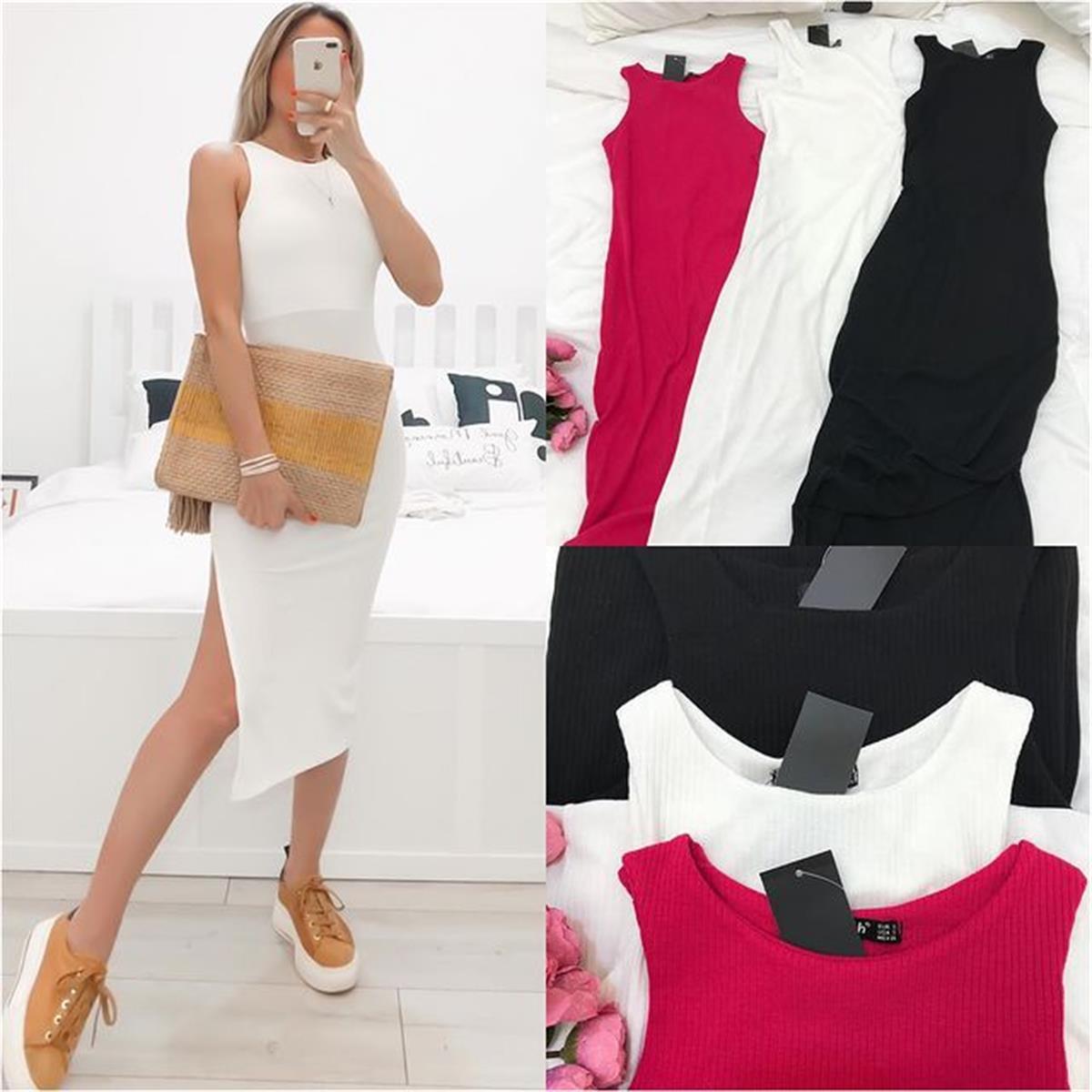 JOANNA YIRTMAÇLI HALTER ELBİSE 