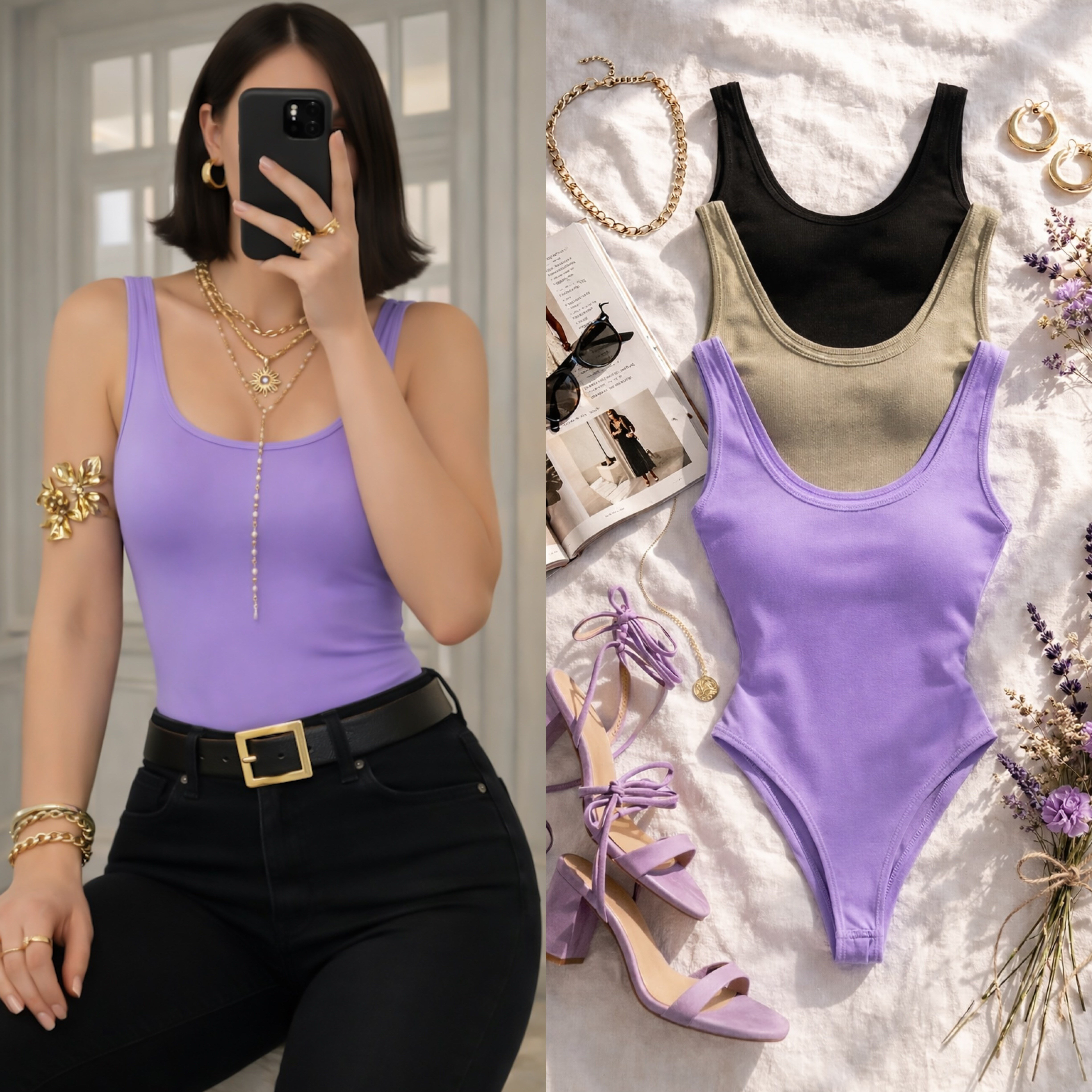 JOY ALTTAN  ÇITÇITLI BODYSUİT