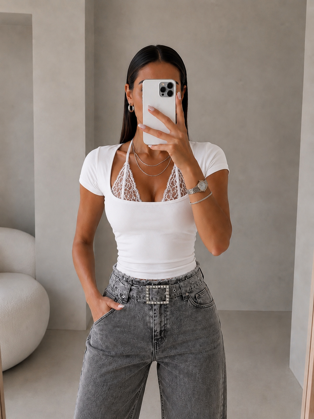KALISA DANTELLİ BLUZ