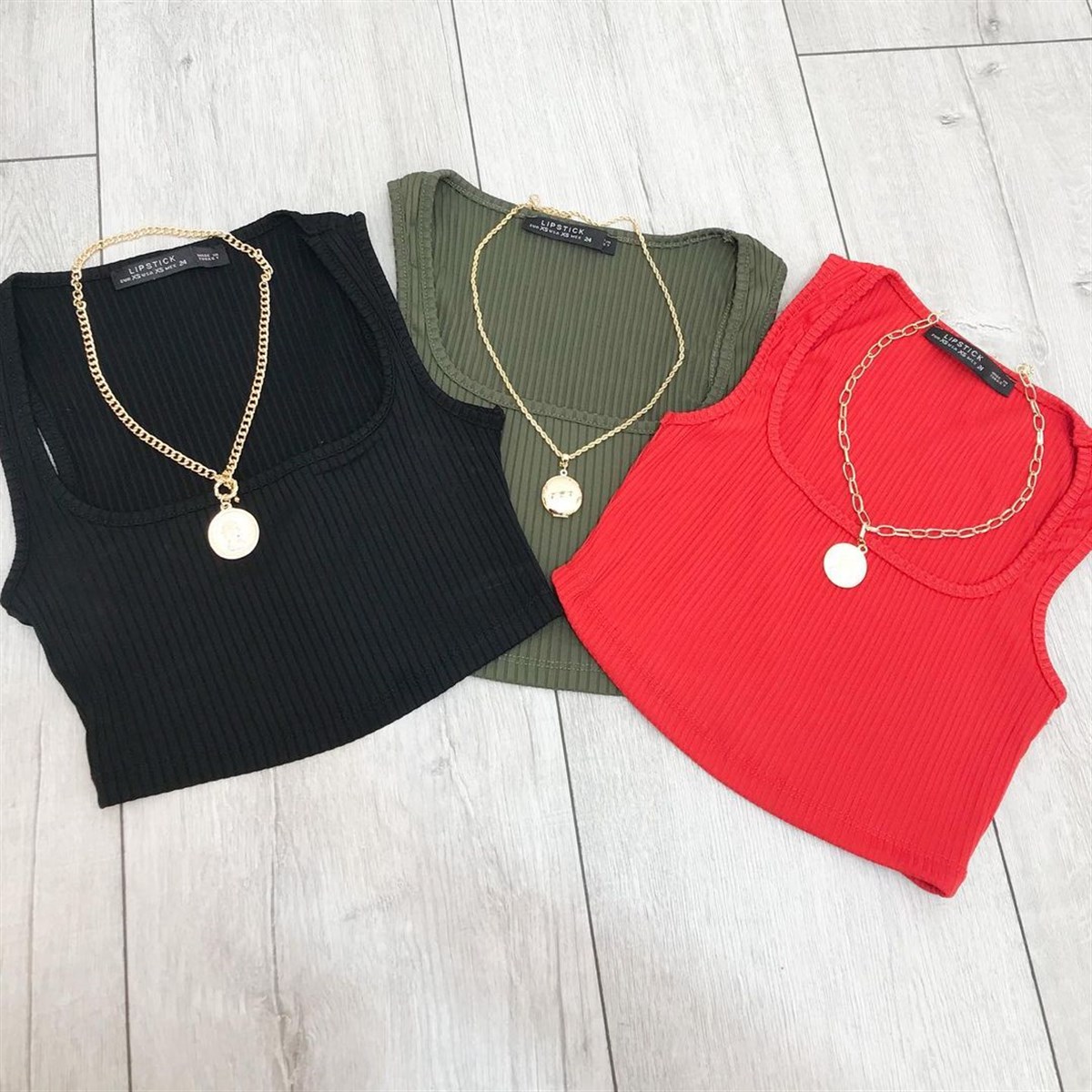 KARE YAKA ASKILI BÜSTİYER KIRMIZI